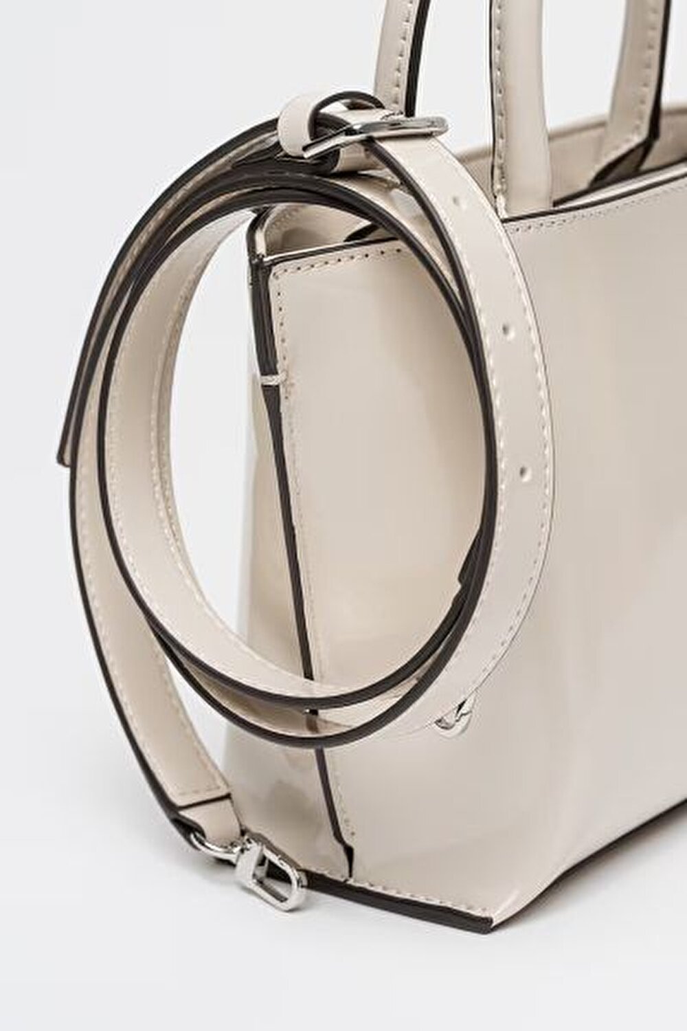 ARNELA EKRU KADIN MINI TOTE ÇANTA