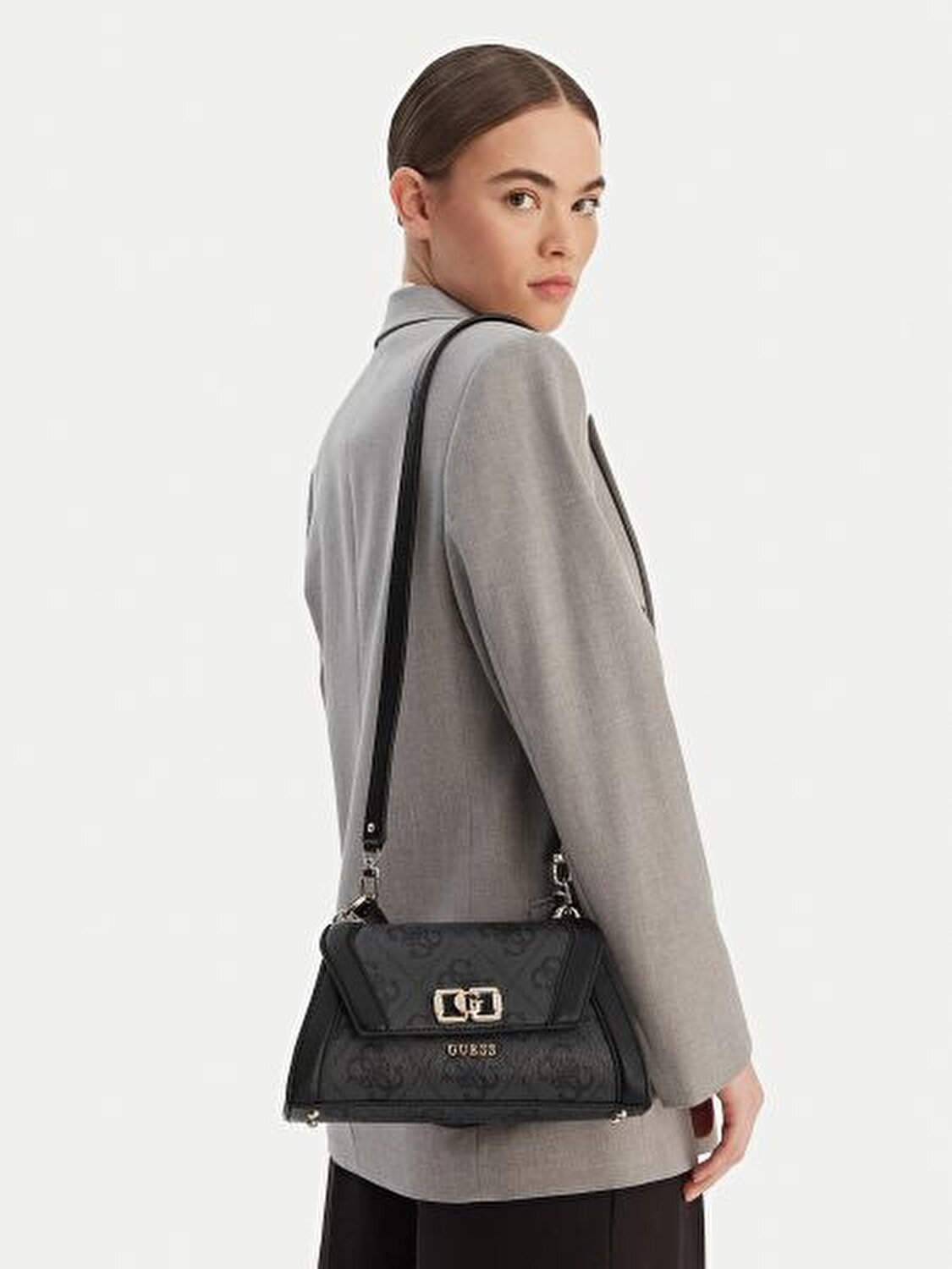 KARNILLA ANTRASİT KADIN OMUZ ÇANTASI