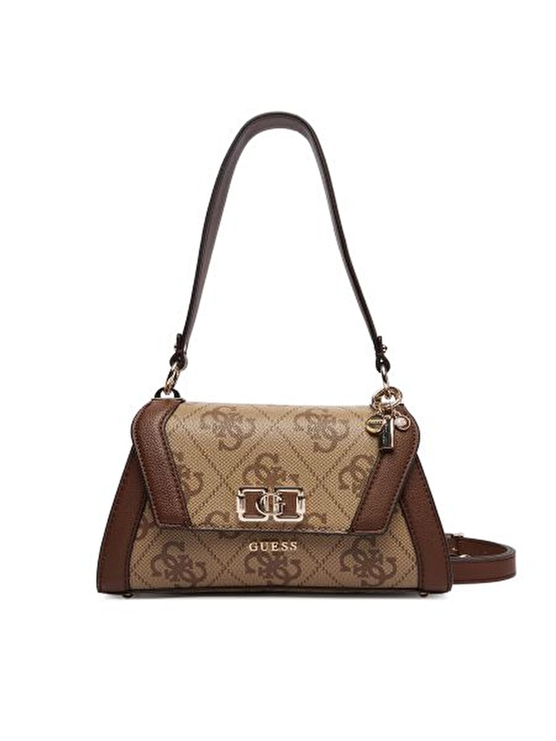 KARNILLA AÇIK KAHVE KADIN OMUZ ÇANTASI