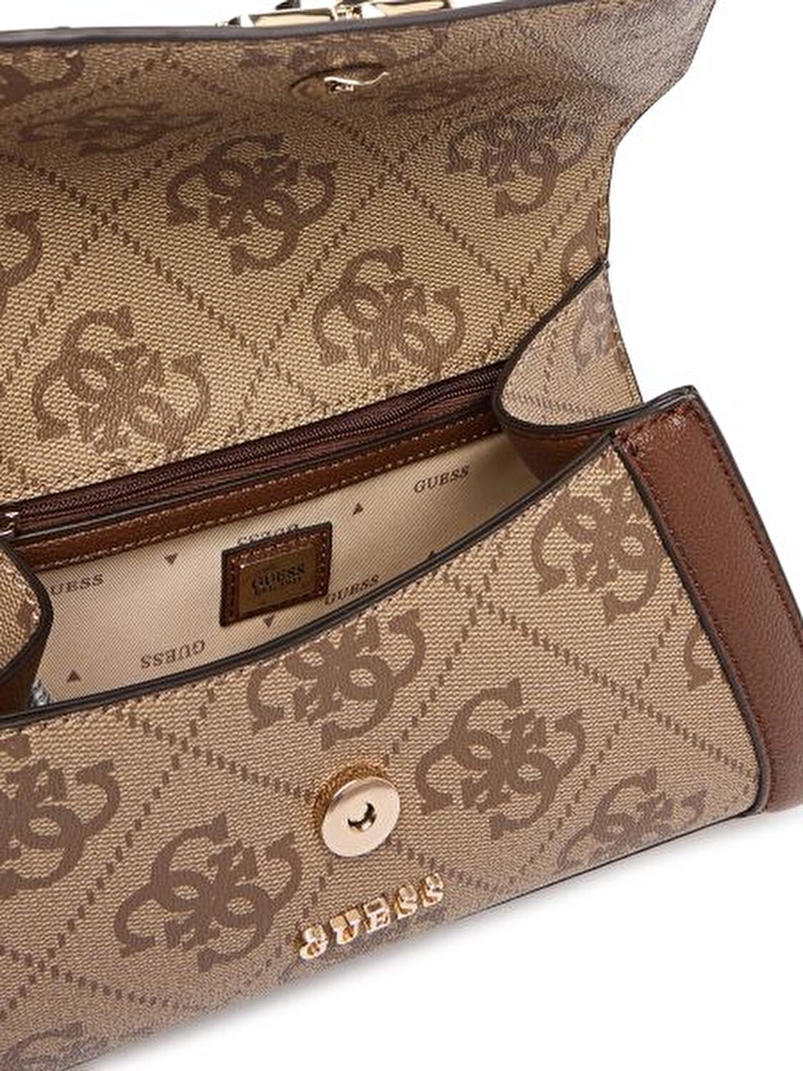 KARNILLA AÇIK KAHVE KADIN OMUZ ÇANTASI