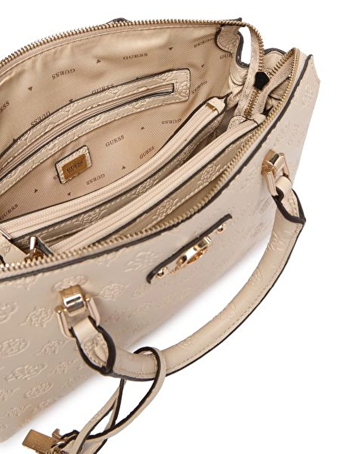 DITA LOGO EKRU KADIN EL ÇANTASI