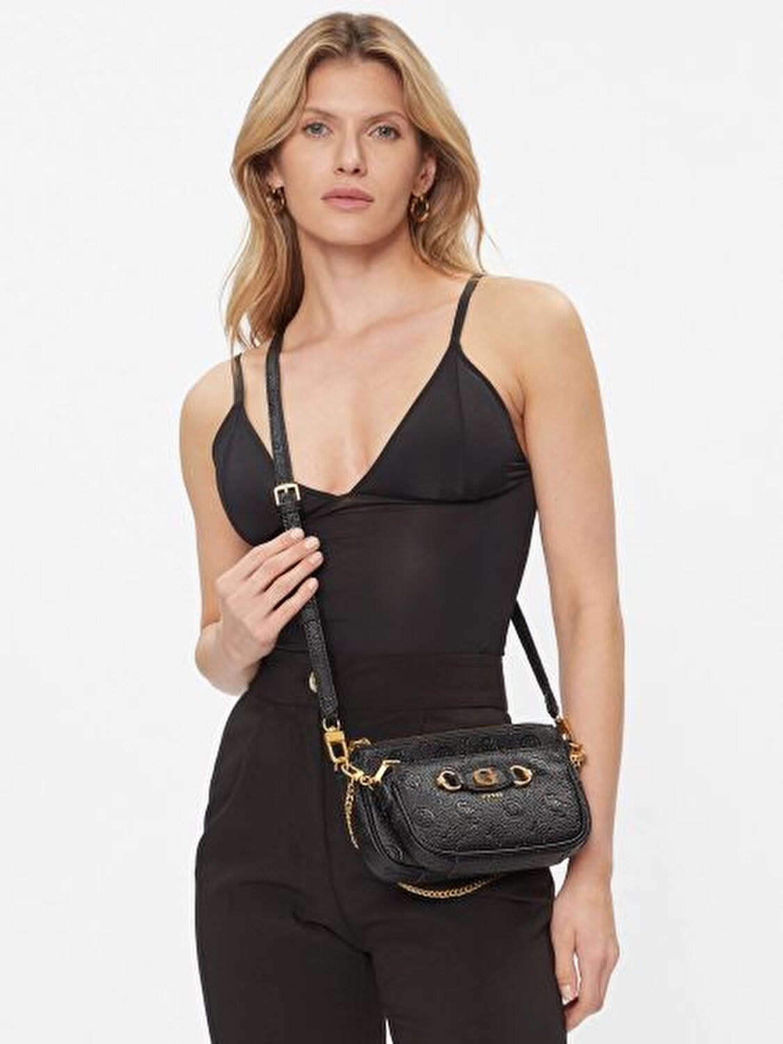 IZZY PEONY SİYAH KADIN ÇAPRAZ ÇANTA