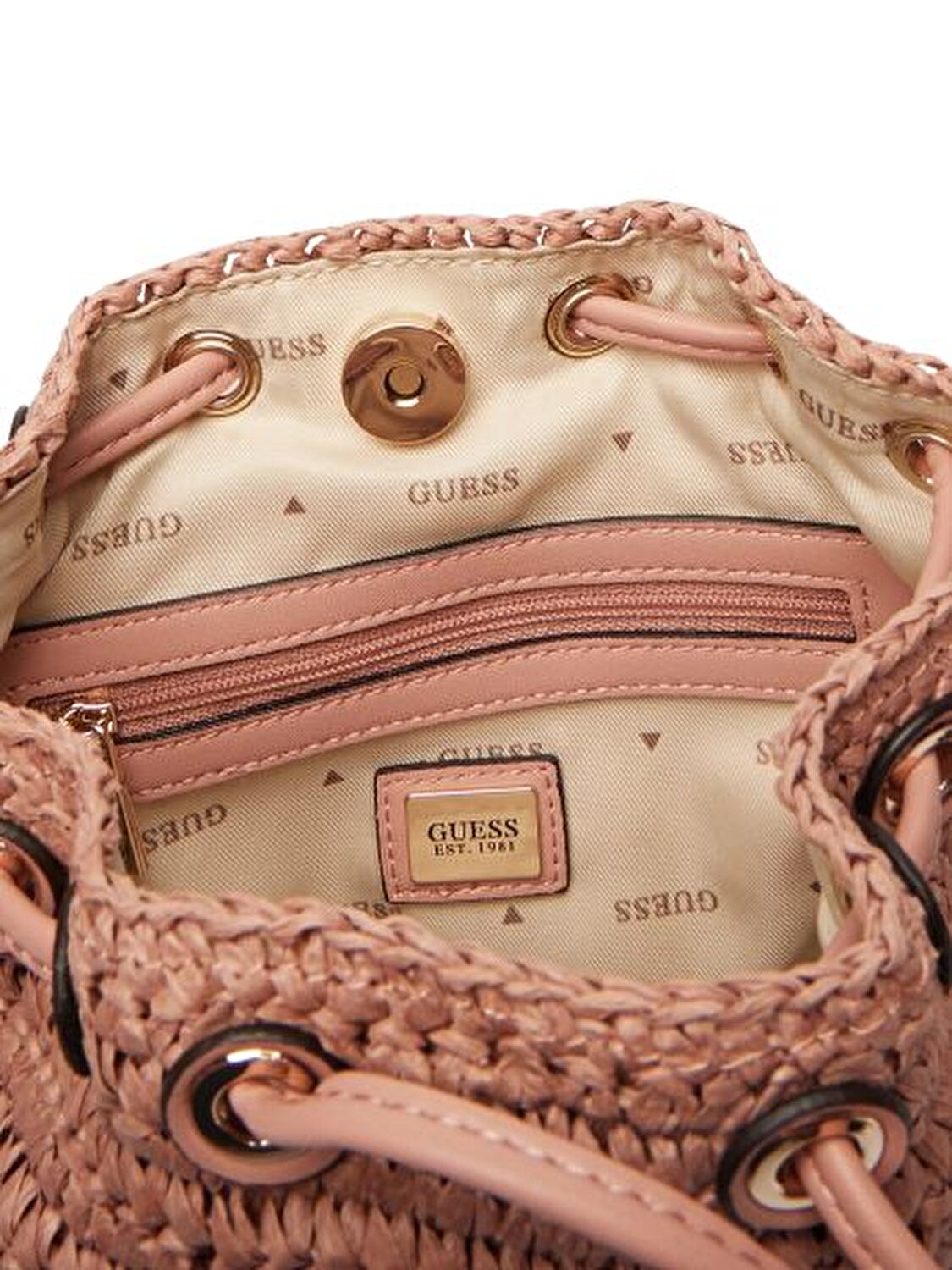 OFELIA PEMBE KADIN BUCKET ÇANTA