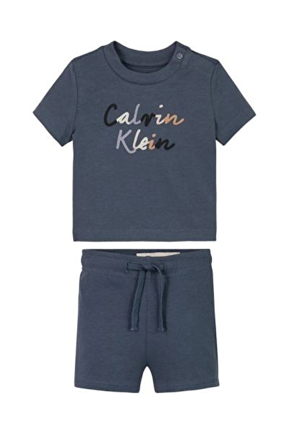 COLOUR LOGO T-SHIRT SHORTS SET