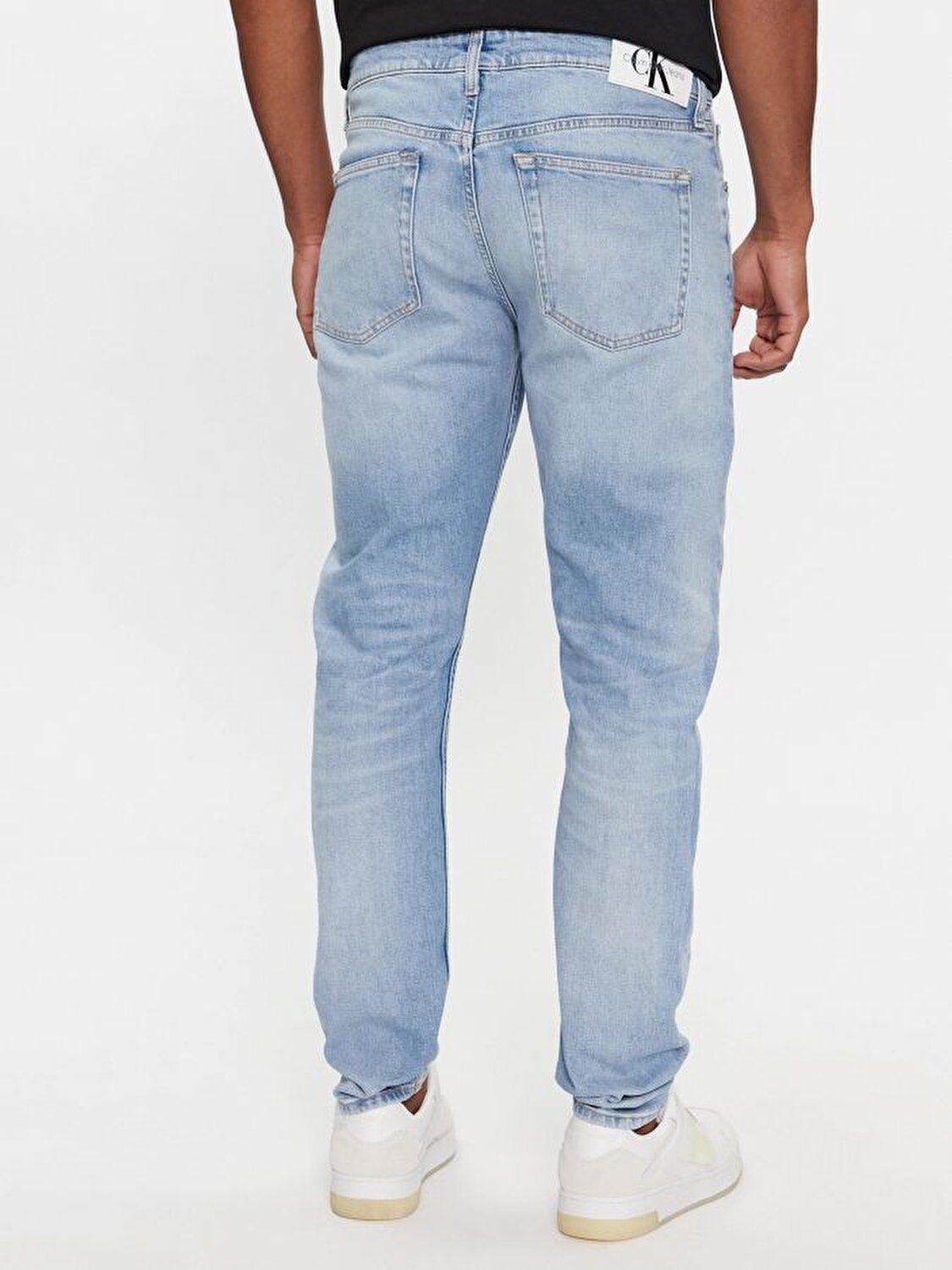 Calvin Klein Erkek Mavi Slim Fit Jean