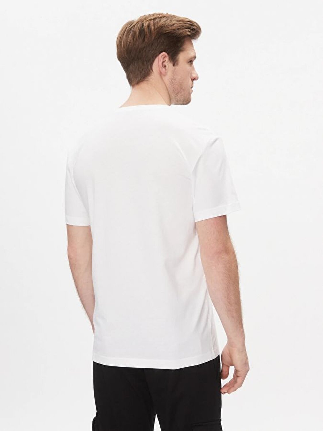 Calvin Klein Erkek Beyaz Kısa Kollu T-Shirt