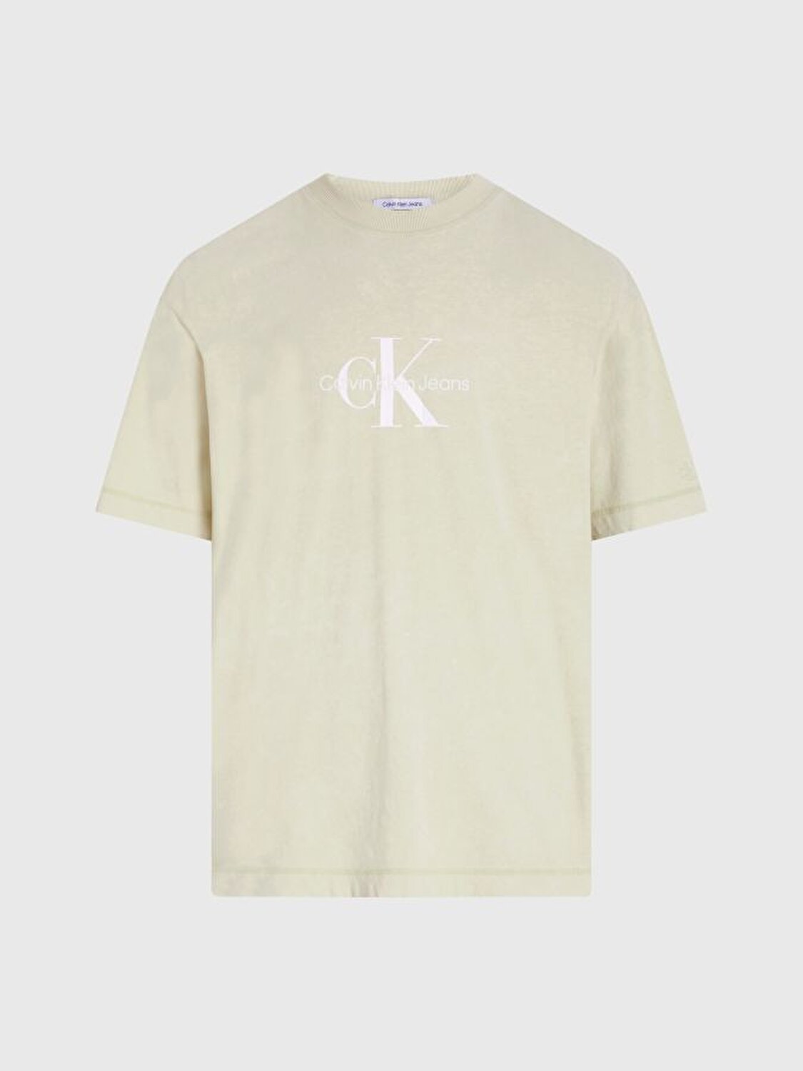 Calvin Klein Erkek Logo Detaylı Yeşil T-Shirt