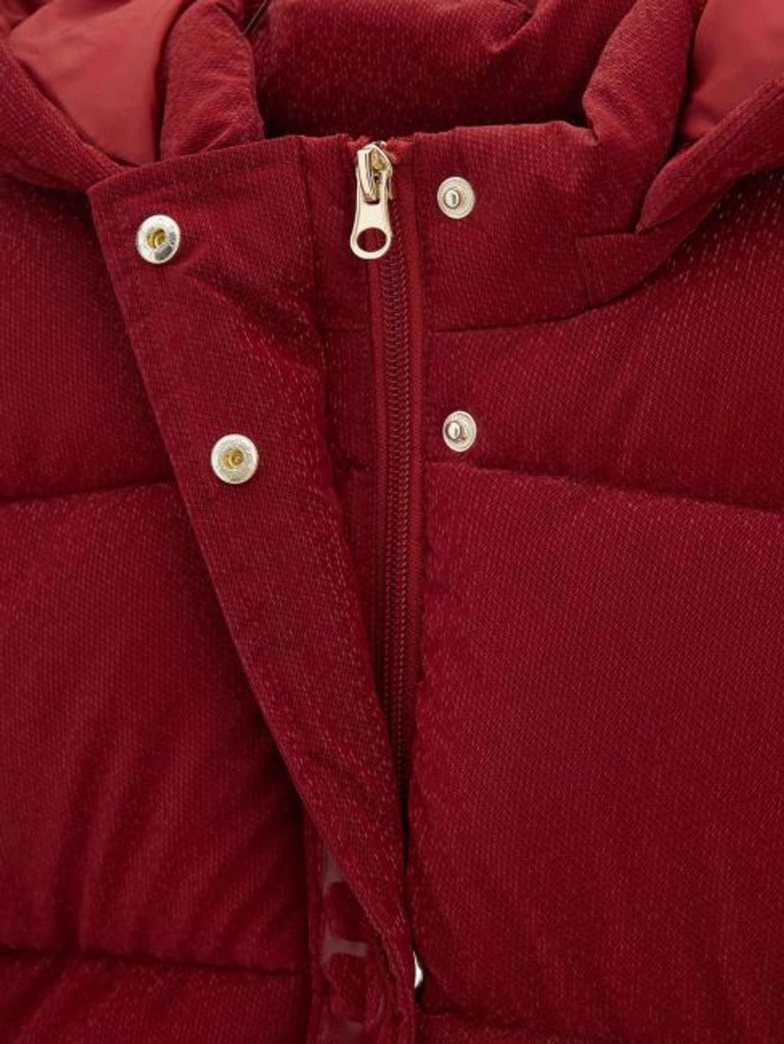 BORDO LOGOLU KIZ ÇOCUK MONT