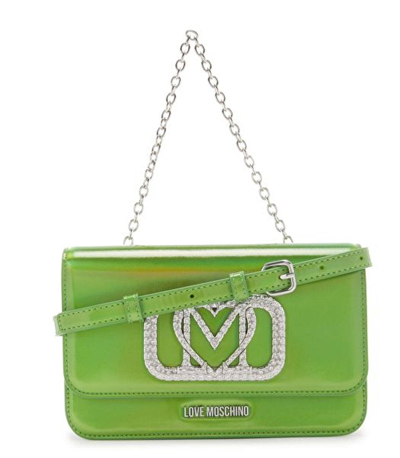 BORSA PU LAMINATO VERDE LAM.