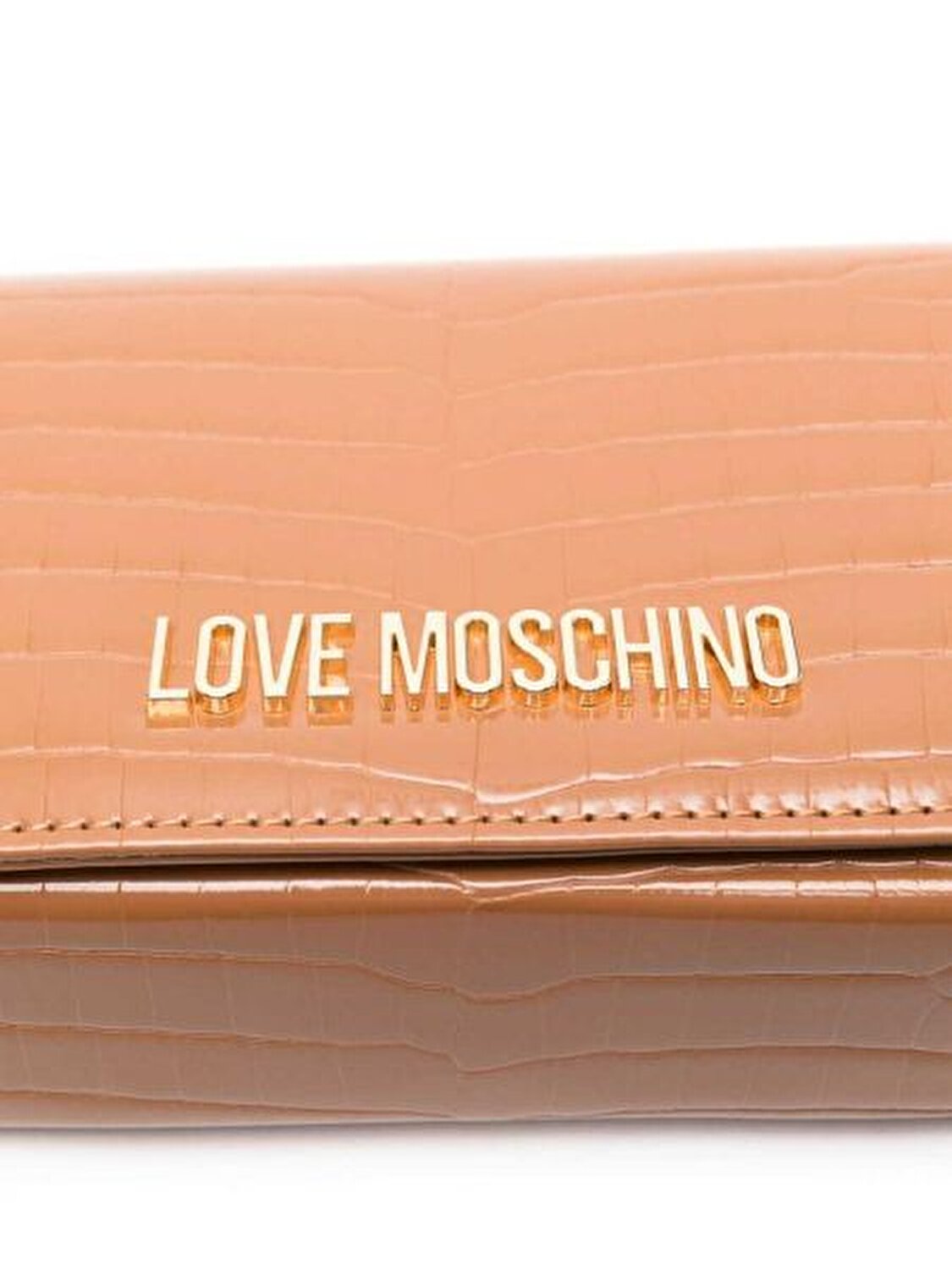 BORSA SHINY CROCO PU NOCE