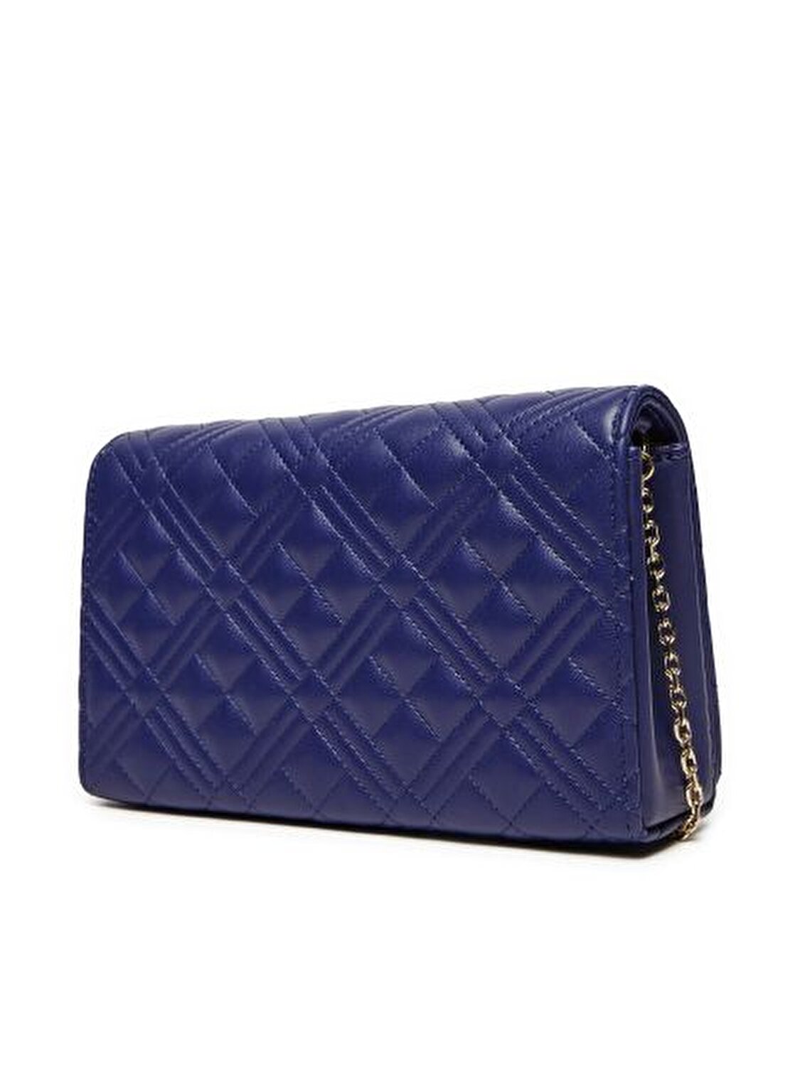 BORSA QUILTED  PU BLU