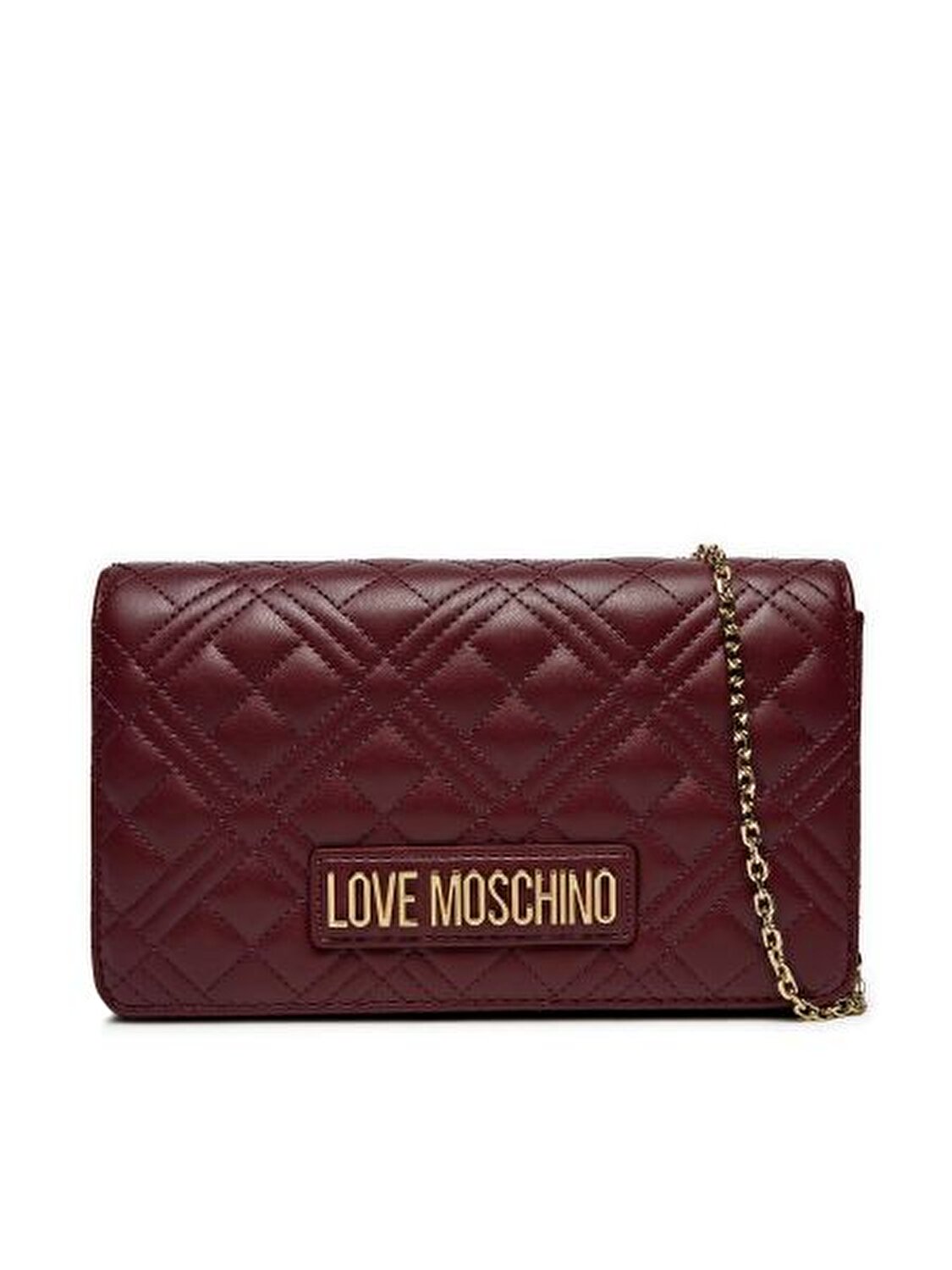 BORSA QUILTED  PU VINO