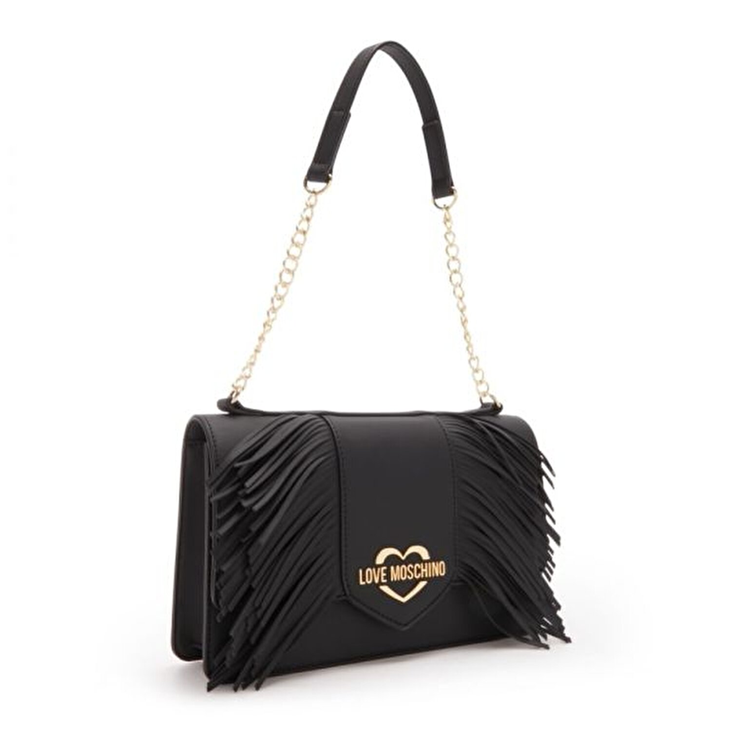 BORSA PU GRS FRANGE NERO