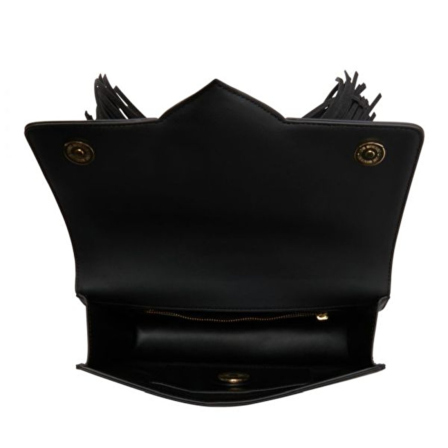 BORSA PU GRS FRANGE NERO