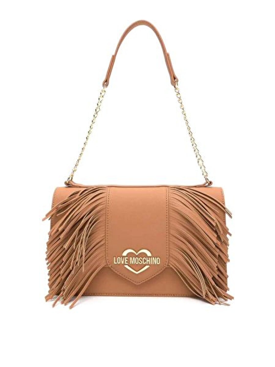 BORSA PU GRS FRANGE CAMMELLO
