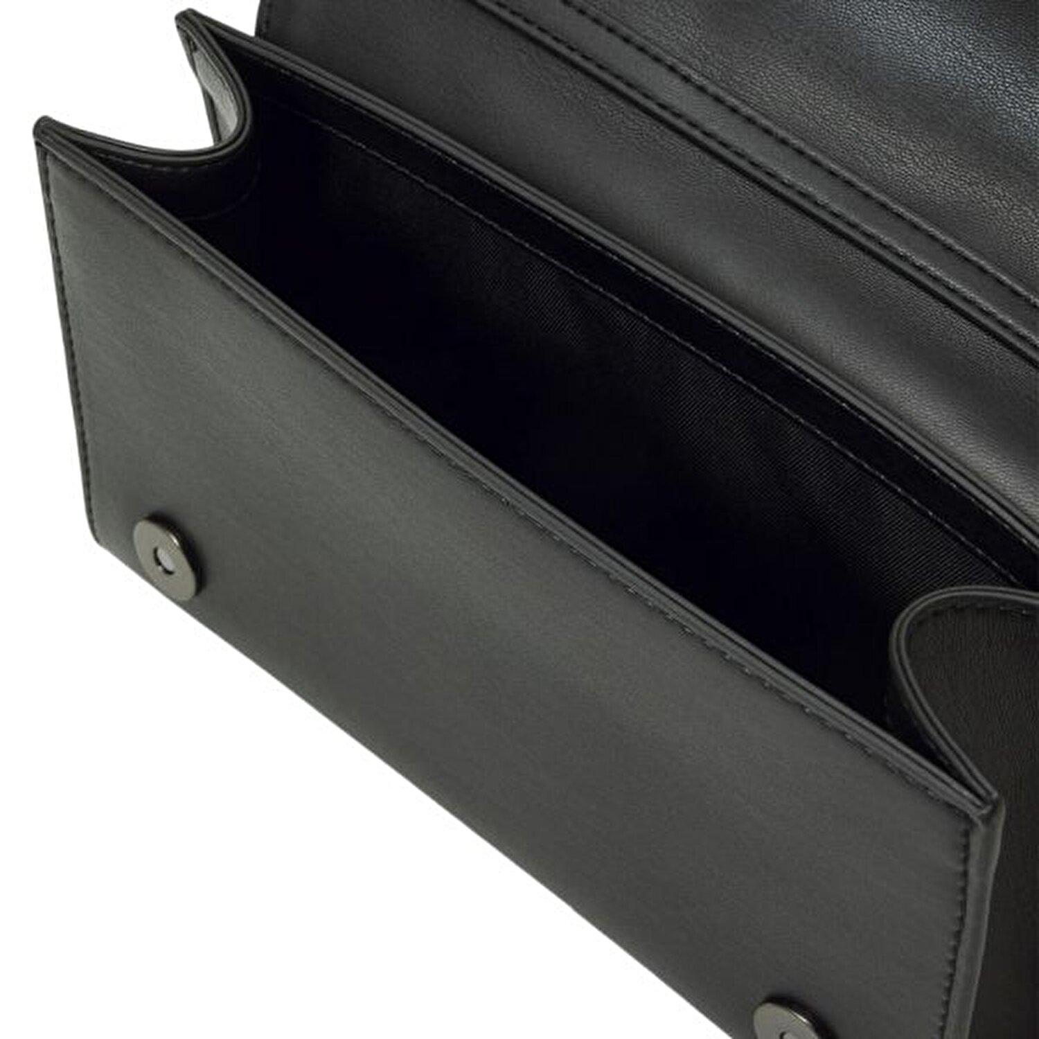 BORSA PU NERO + STUDS C.FUCILE