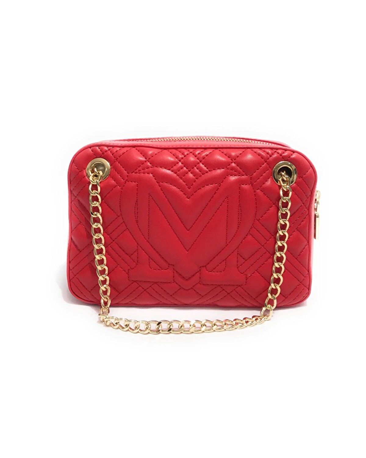 BORSA QUILTED PU ROSSO
