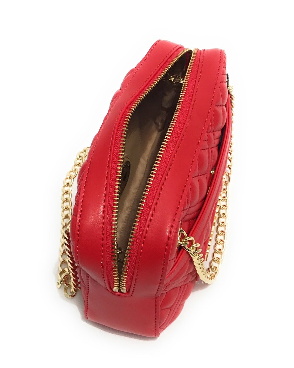 BORSA QUILTED PU ROSSO