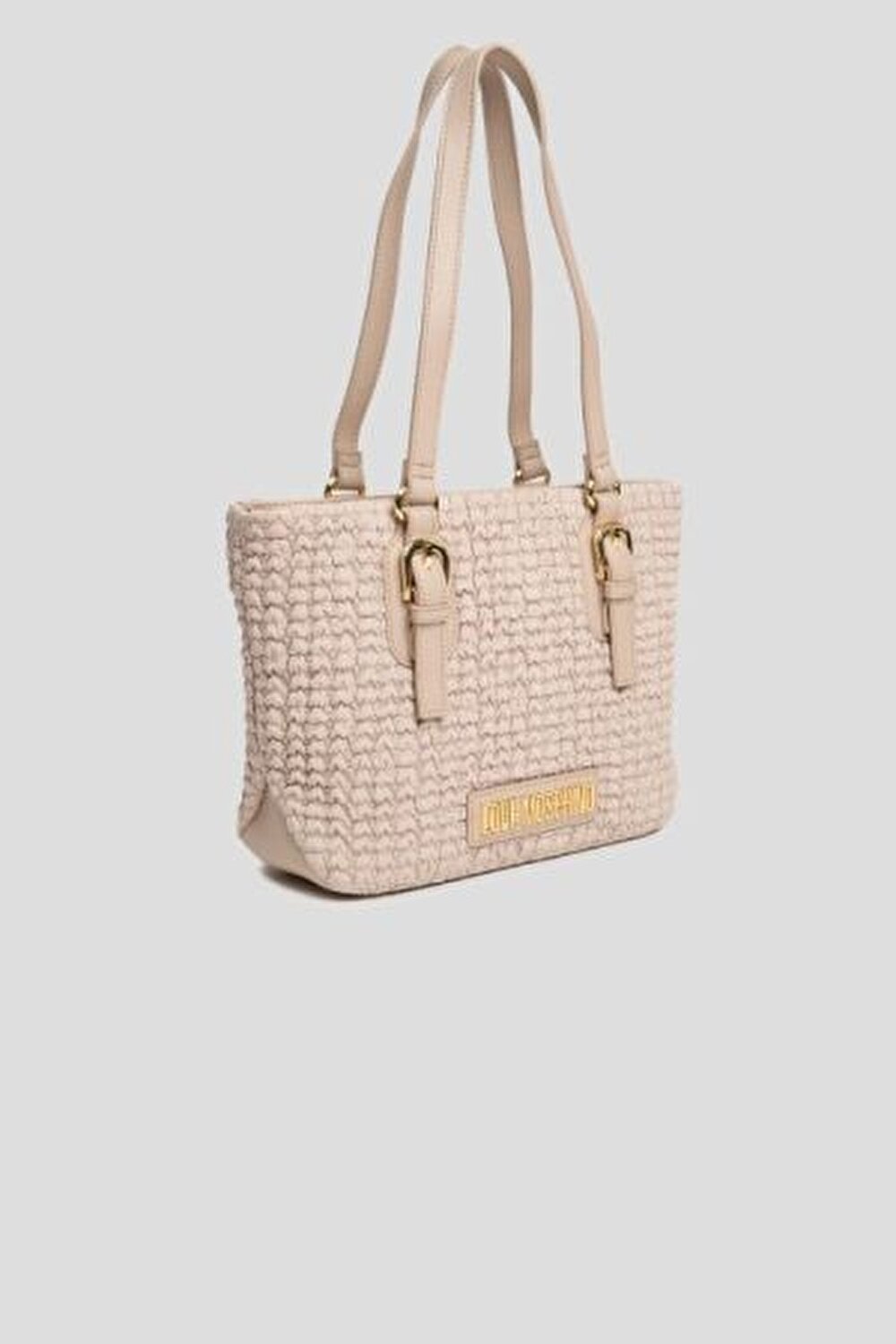 BORSA NYLON SMOCK  SABBIA+PU SABBIA