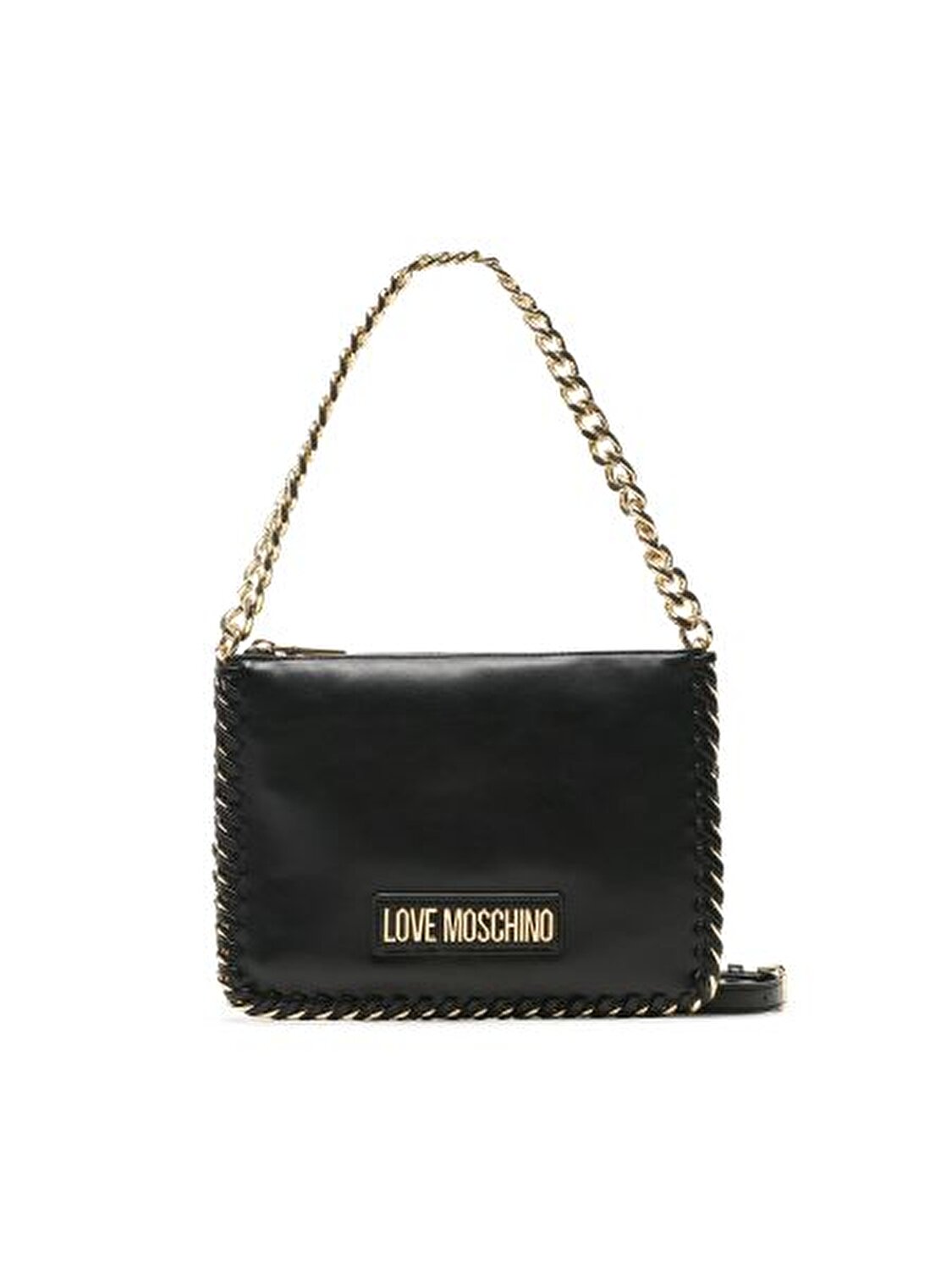 BORSA PU NERO+ CHAIN NERO