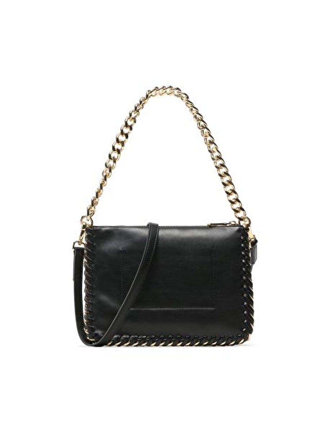 BORSA PU NERO+ CHAIN NERO