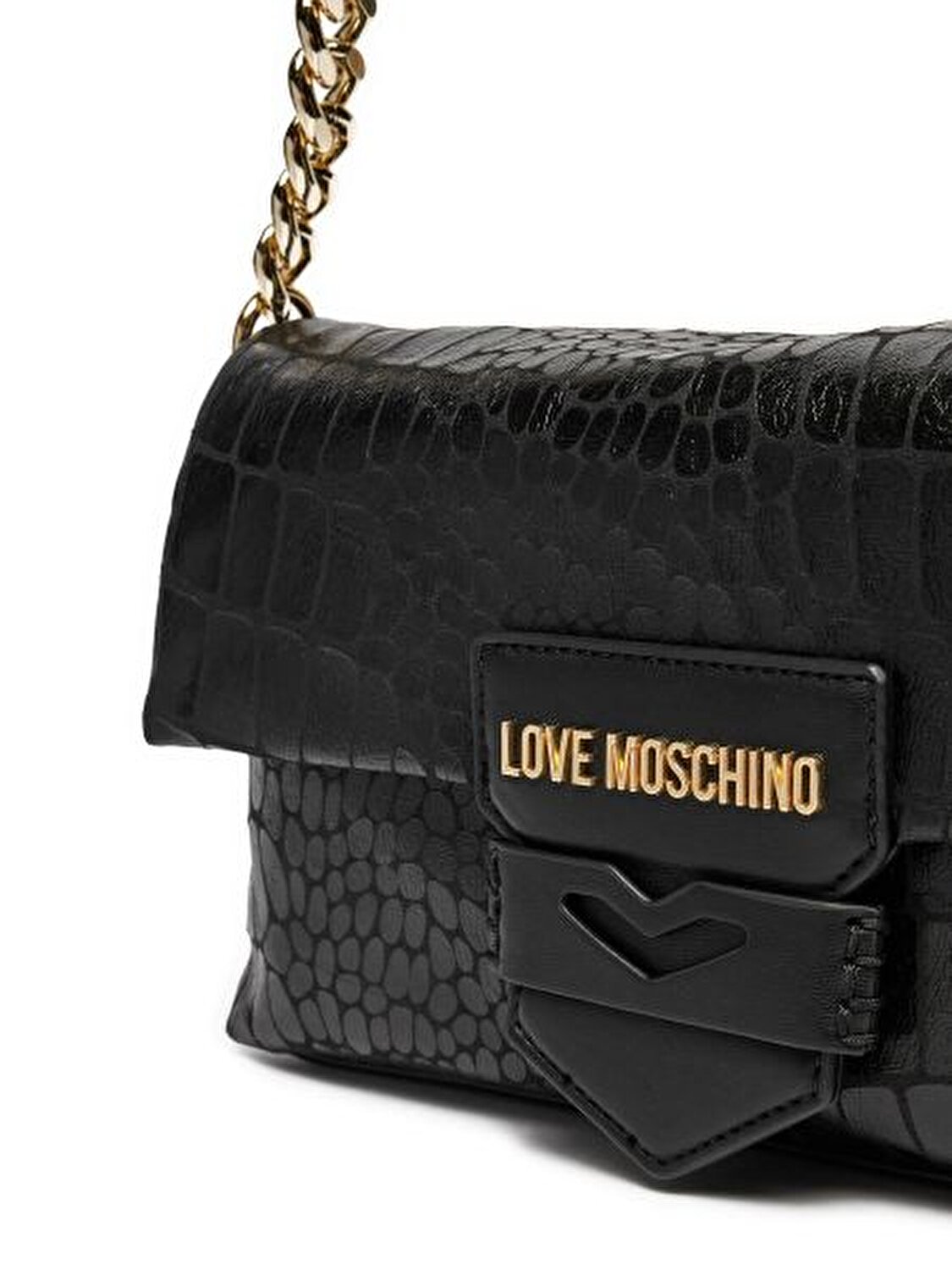 BORSA PL SOFT CROCO NERO