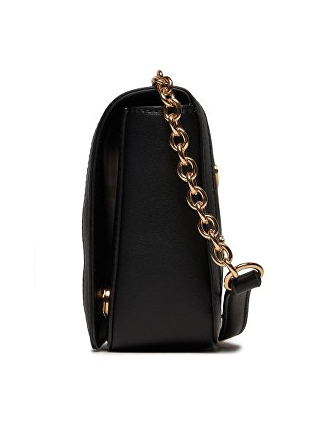BORSA RAFFIA+PU NERO+STUDS ORO
