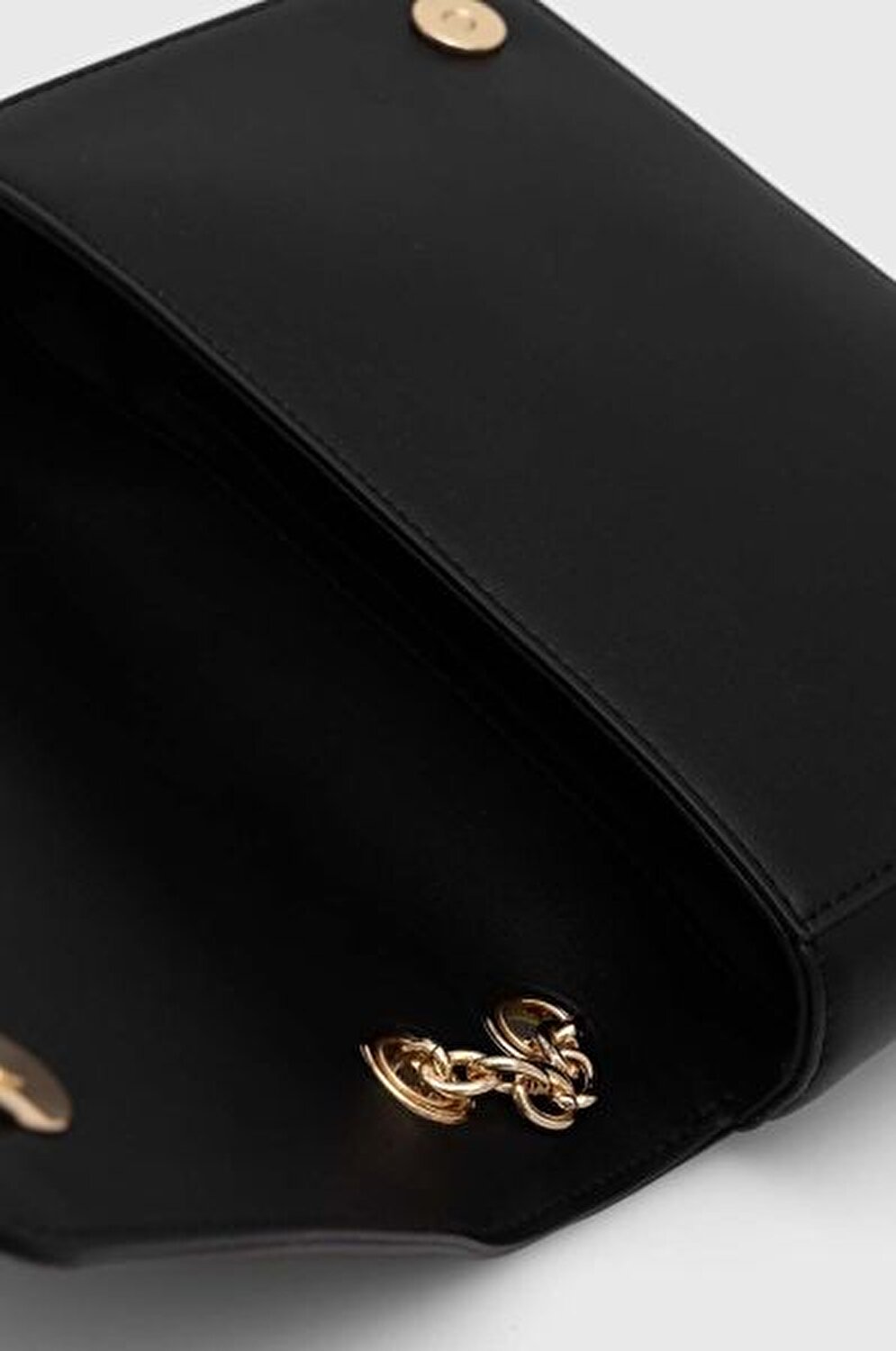BORSA RAFFIA +PU NERO+STUDS ORO