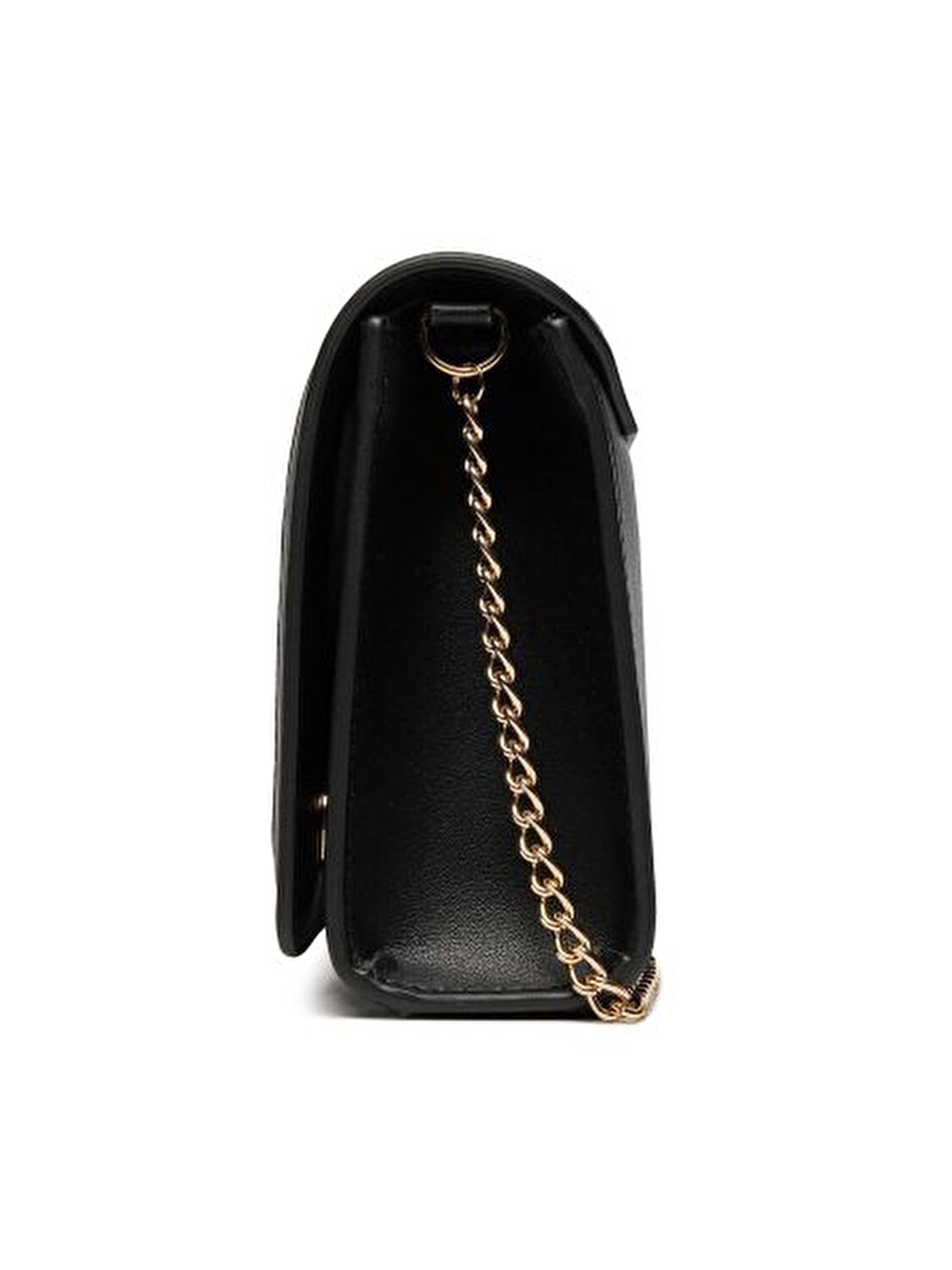 BORSA RAFFIA+PU NERO+STUDS ORO