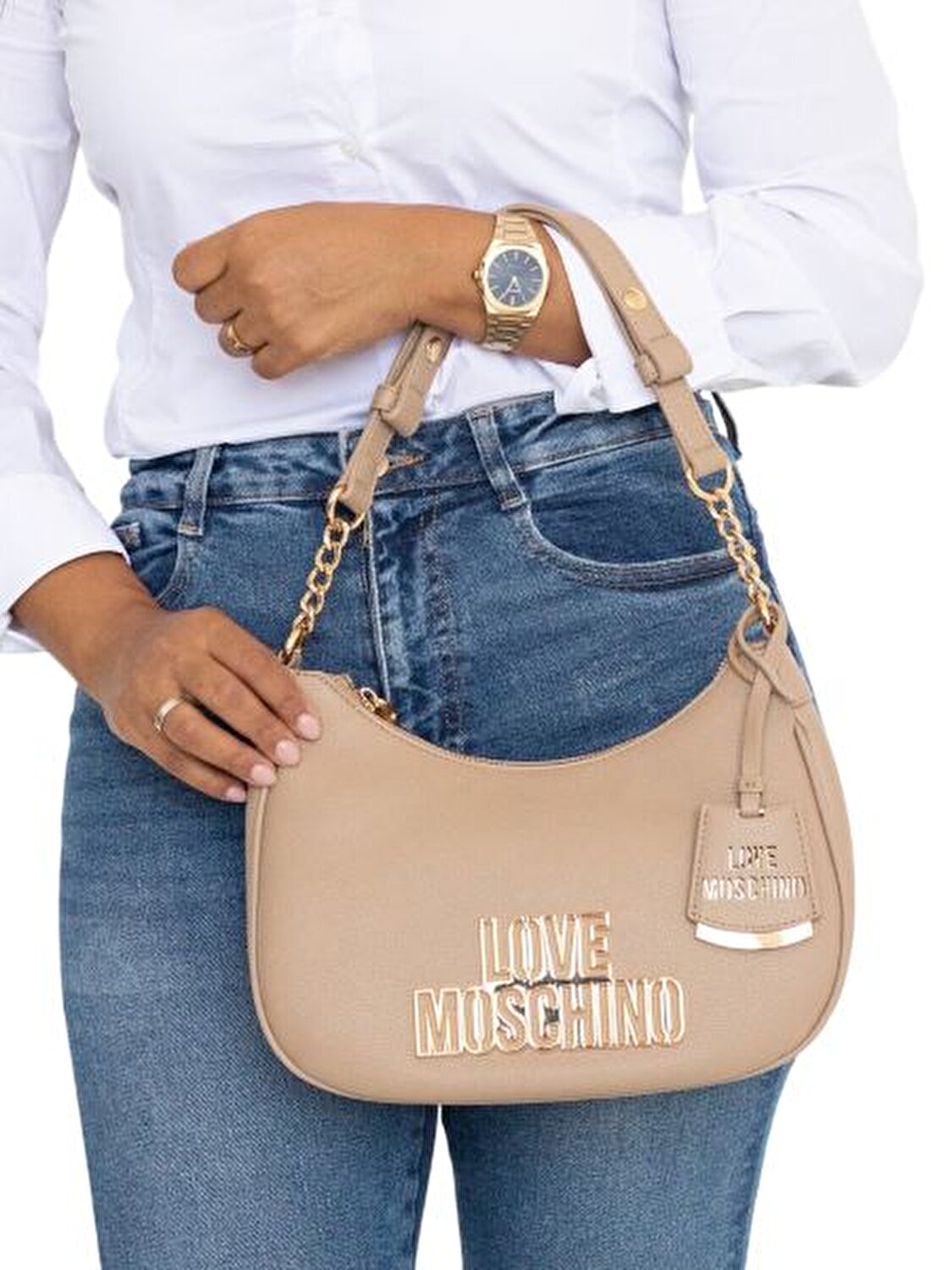 BORSA PU CREMA