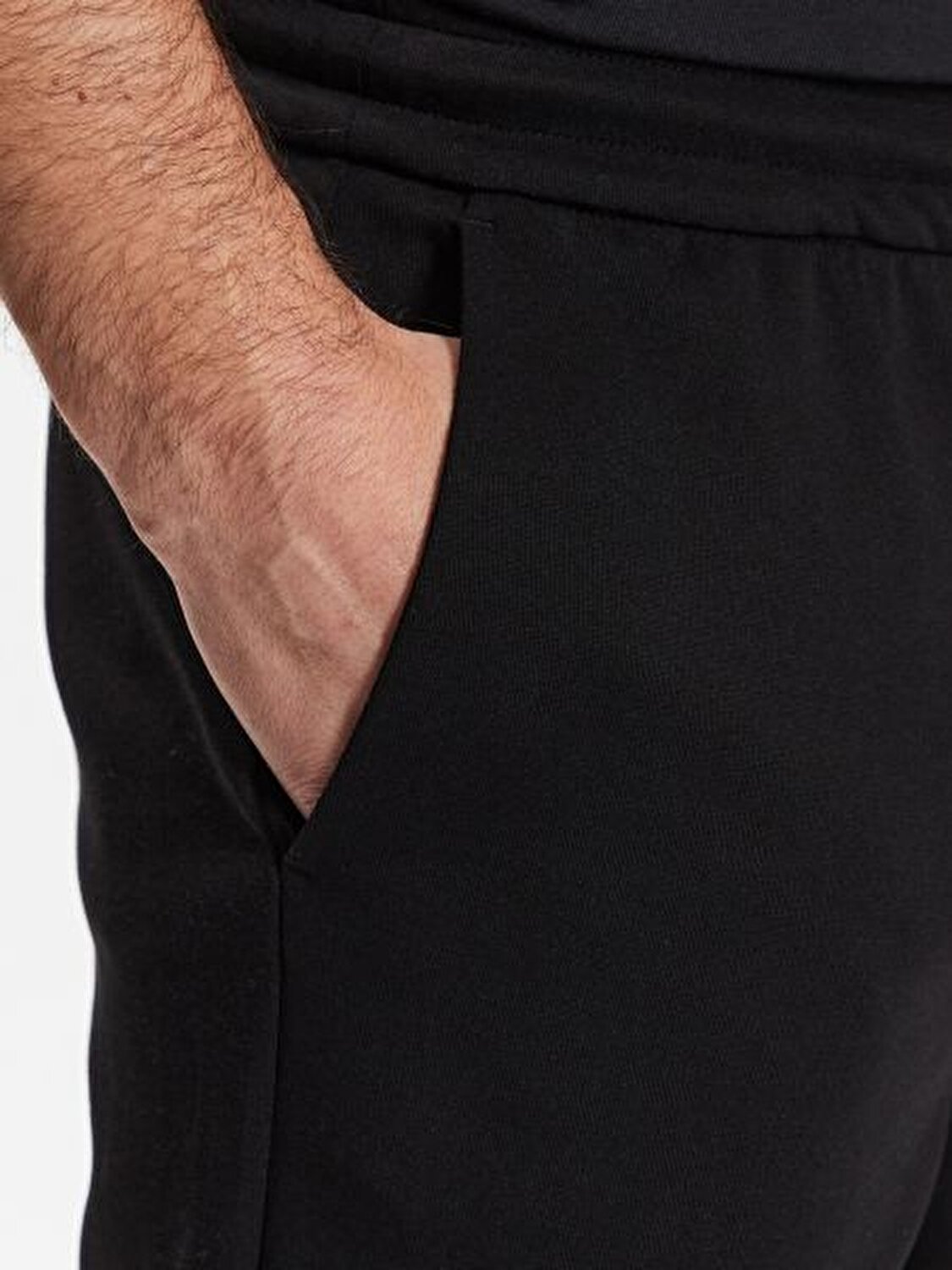 Calvin Klein Erkek Siyah Logo Detaylı Şort