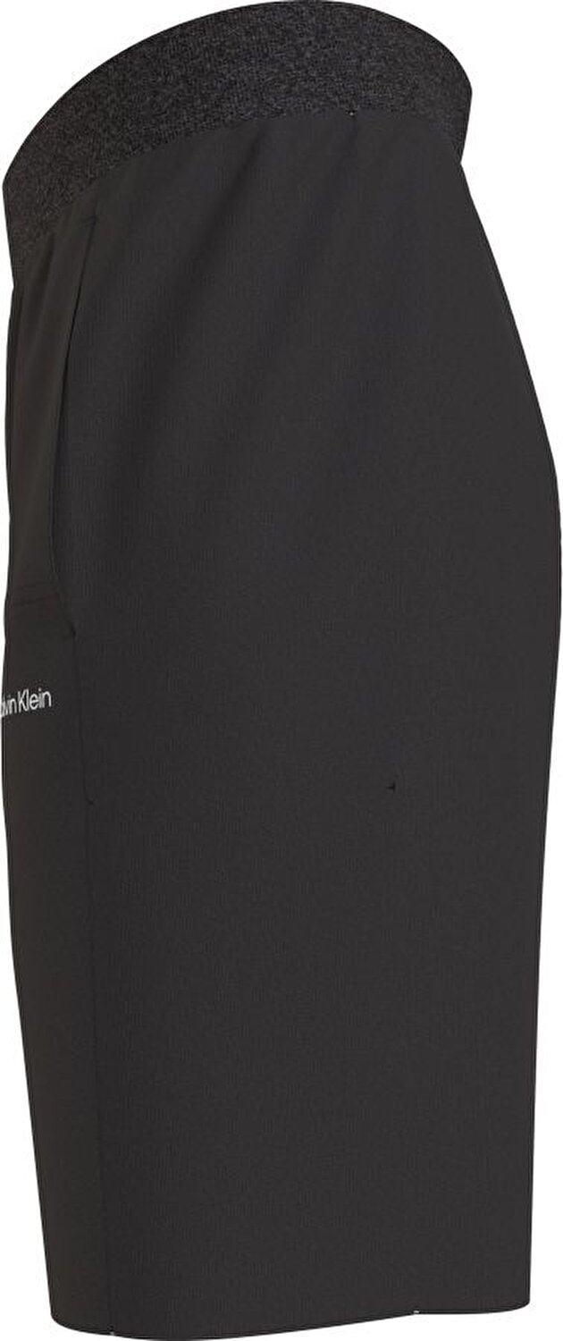 Calvin Klein Erkek Siyah Logo Detaylı Şort