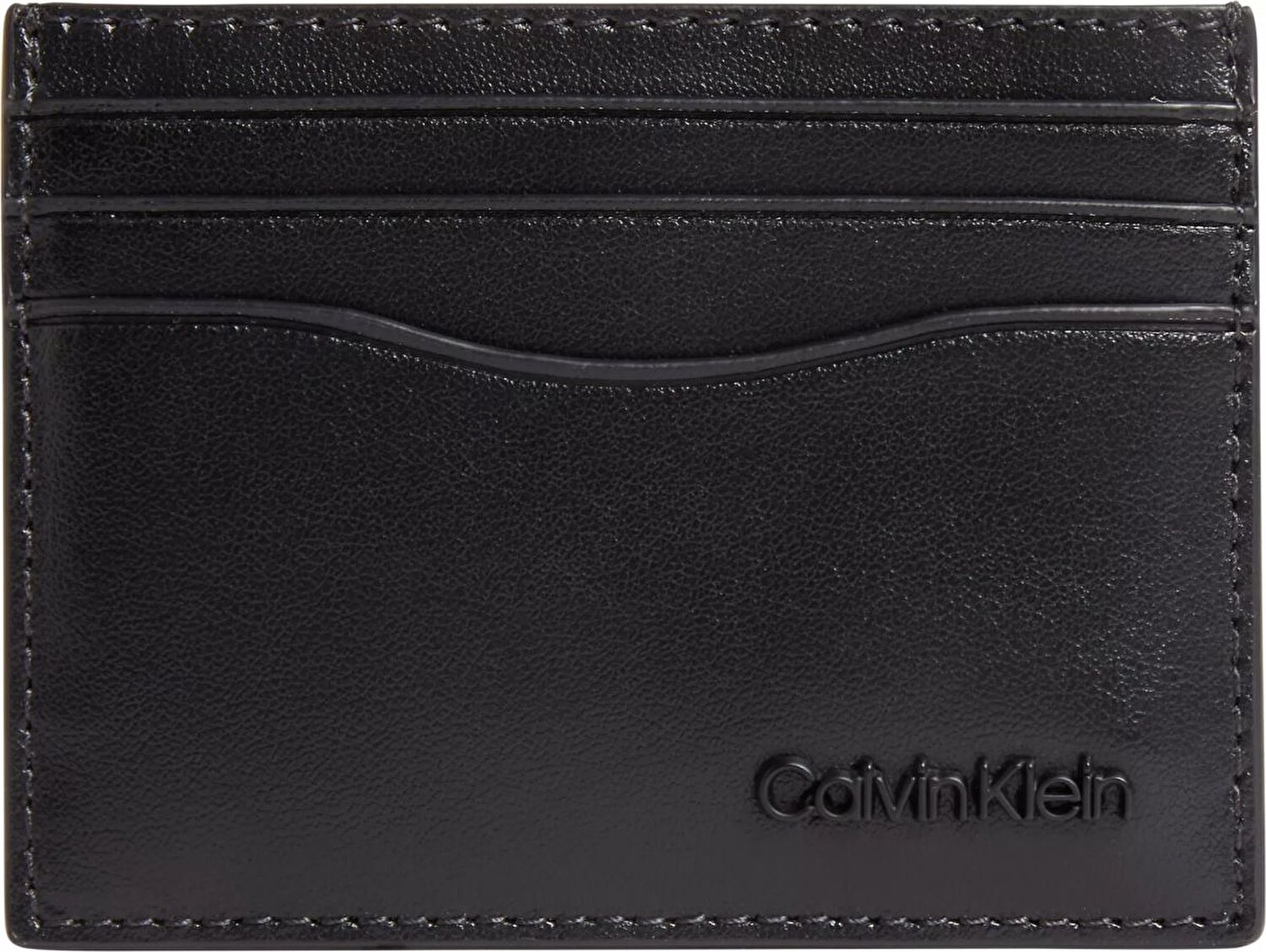 Calvin Klein Erkek Logo Detaylı Siyah Kartlık