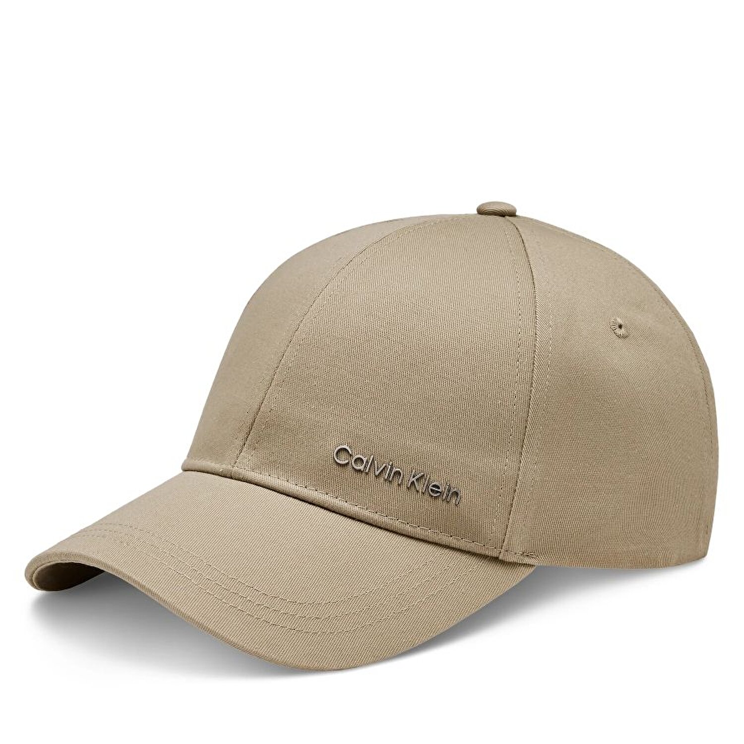 Calvin Klein Erkek Logo Detaylı Bej Şapka