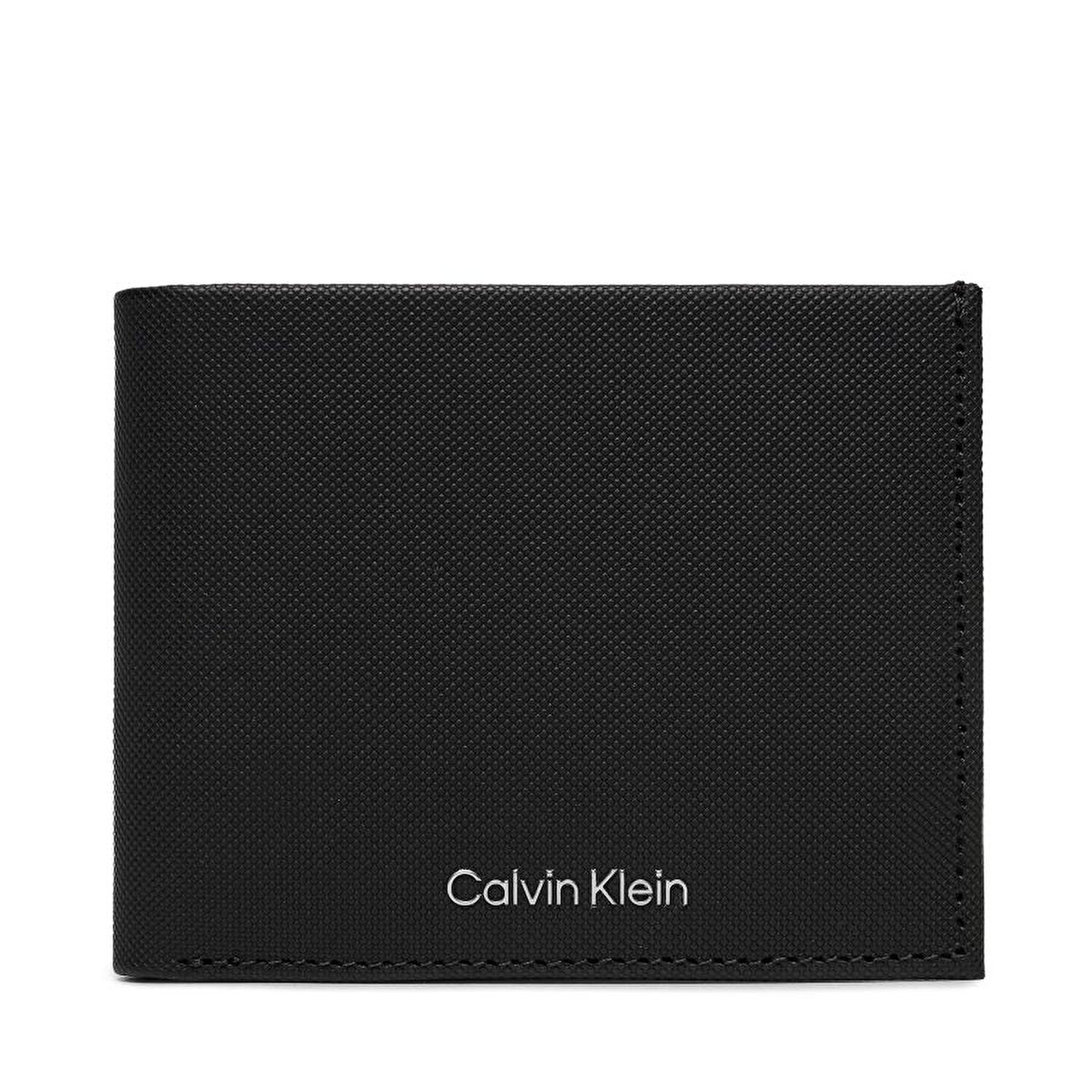 Calvin Klein Erkek Logo Detaylı Siyah Cüzdan