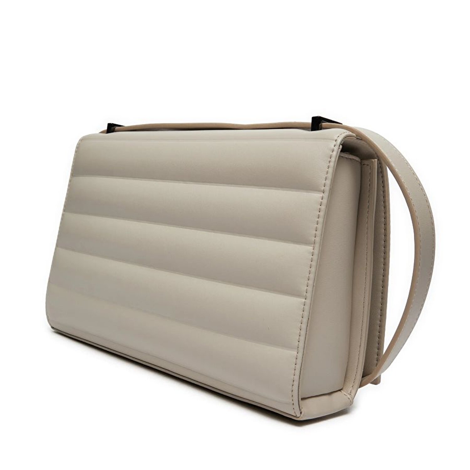 LINE QUILT MD CONV SHOULDER BAG