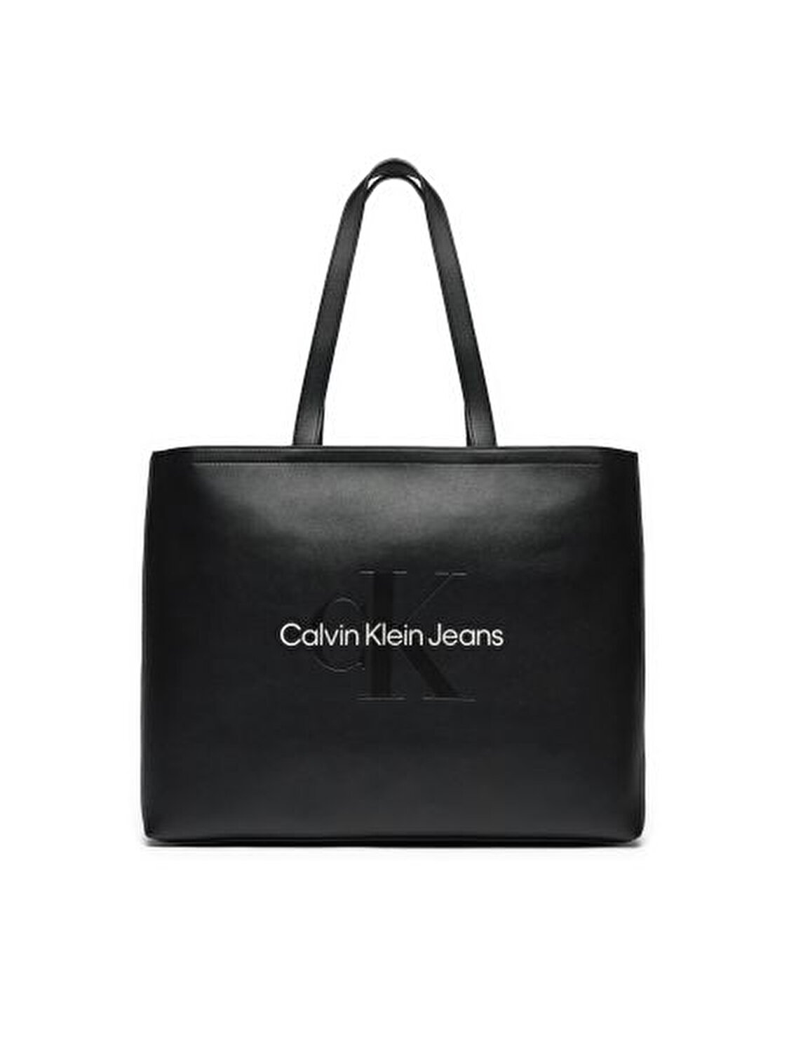 SCULPTED SLIM TOTE34 MONO