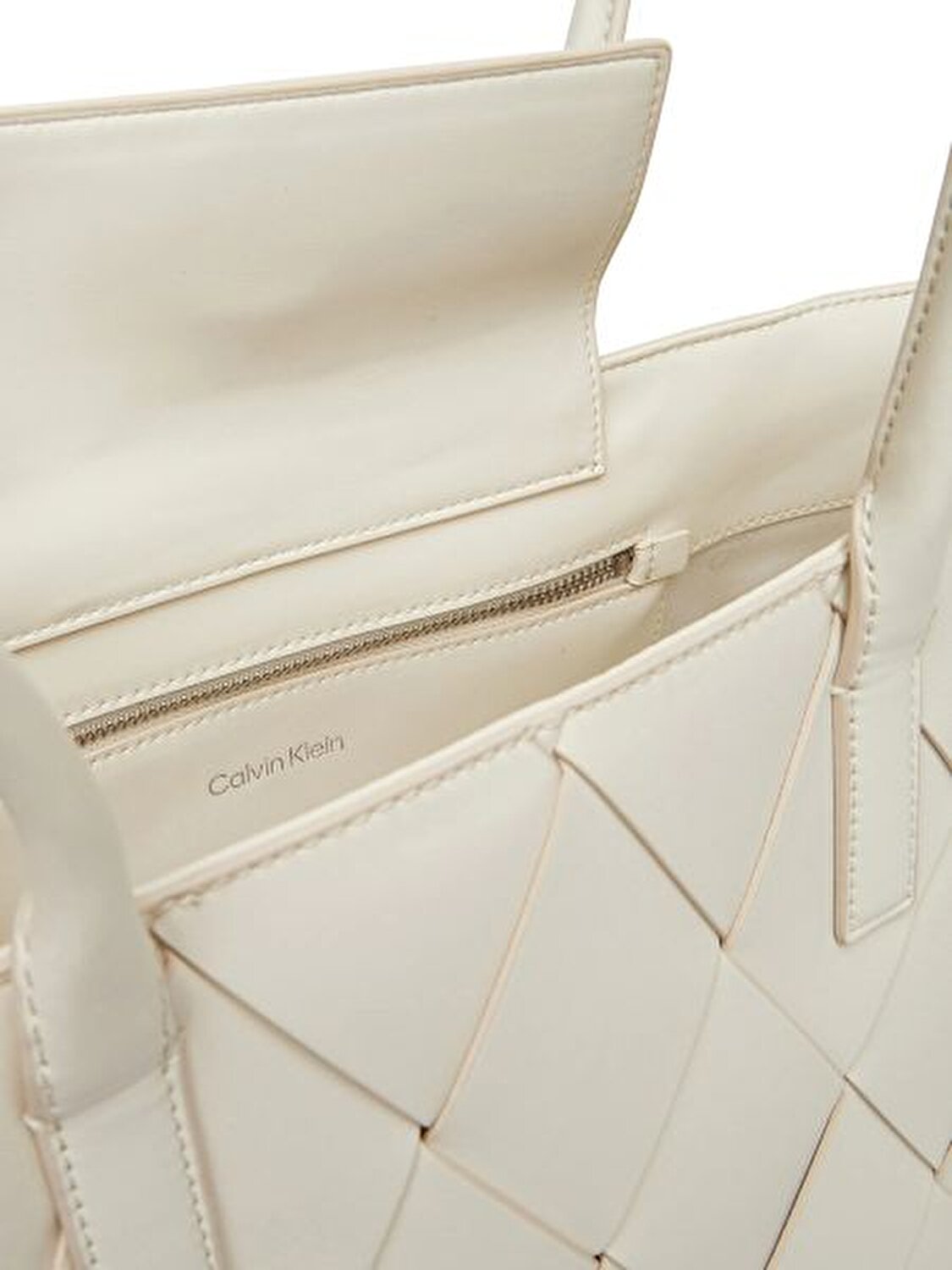 CK WOVEN MEDIUM SHOPPER