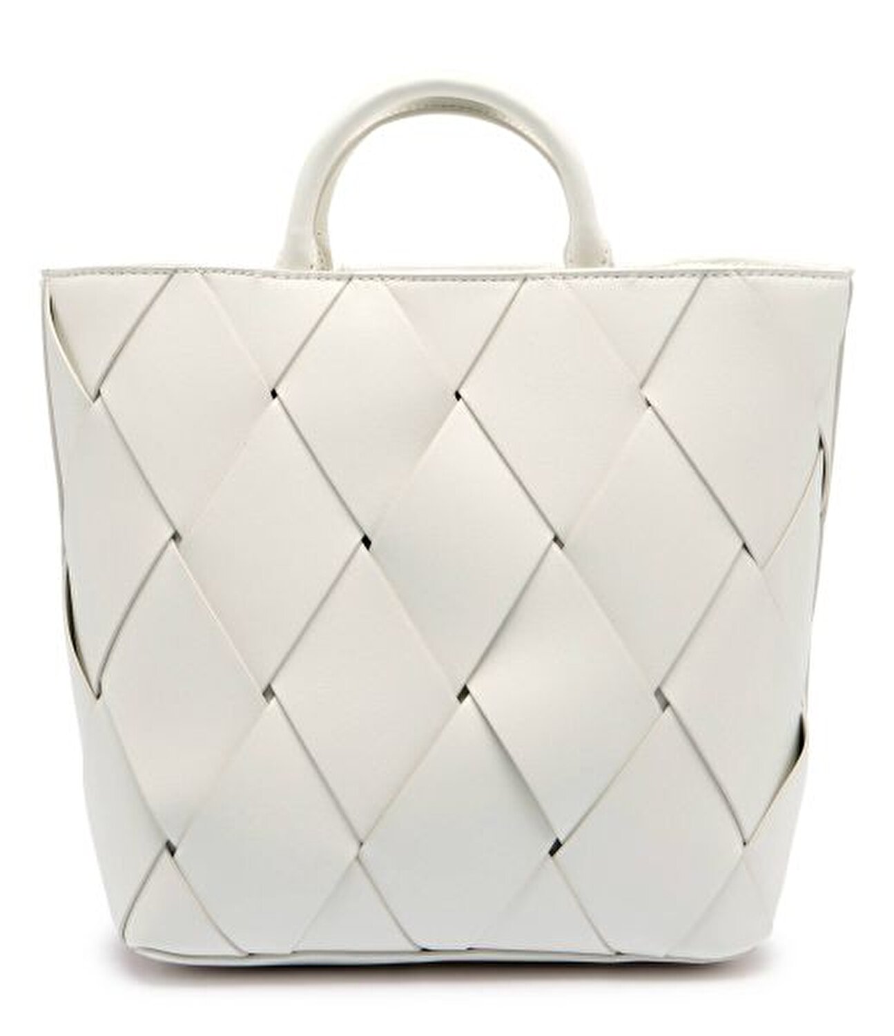 CK WOVEN MEDIUM TOTE