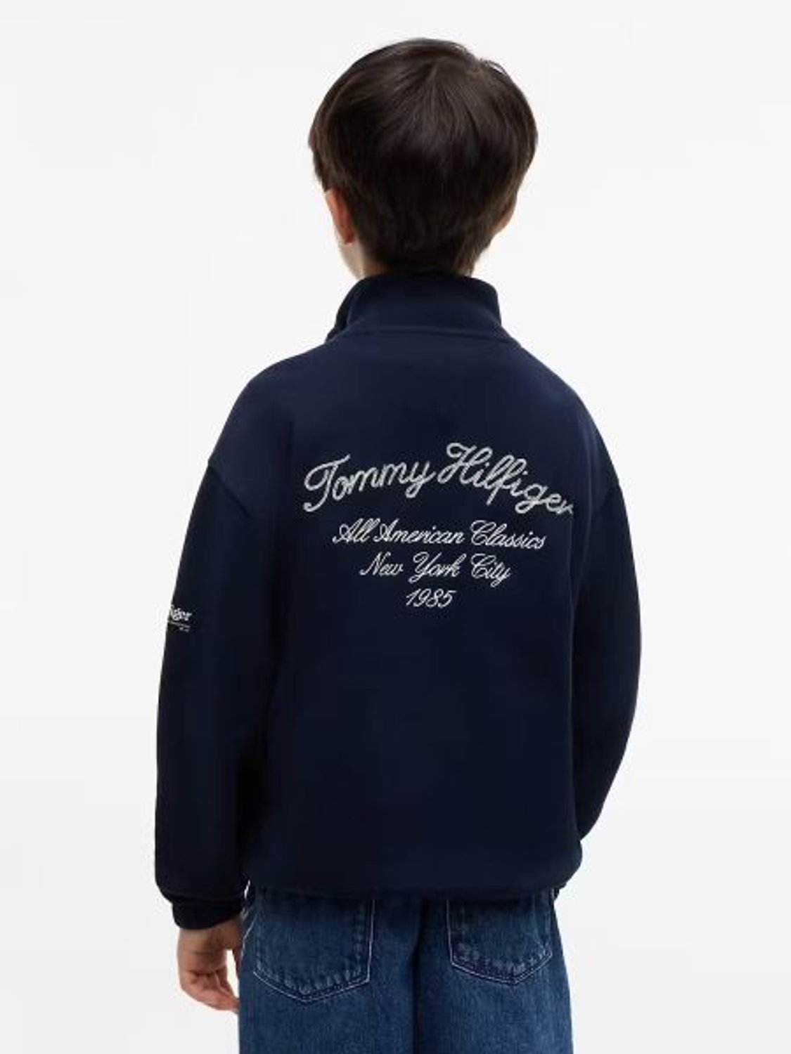 LACİVERT LOGOLU ERKEK ÇOCUK SWEATSHIRT