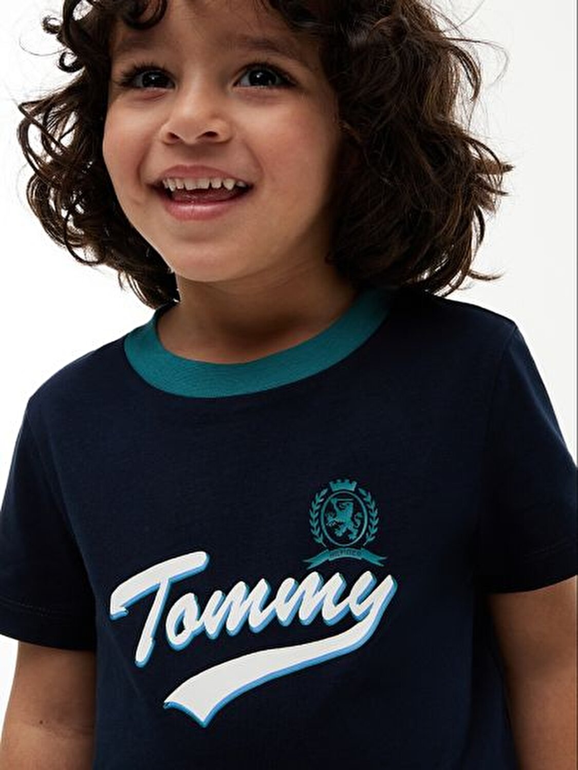 LACİVERT LOGOLU ERKEK ÇOCUK T-SHIRT