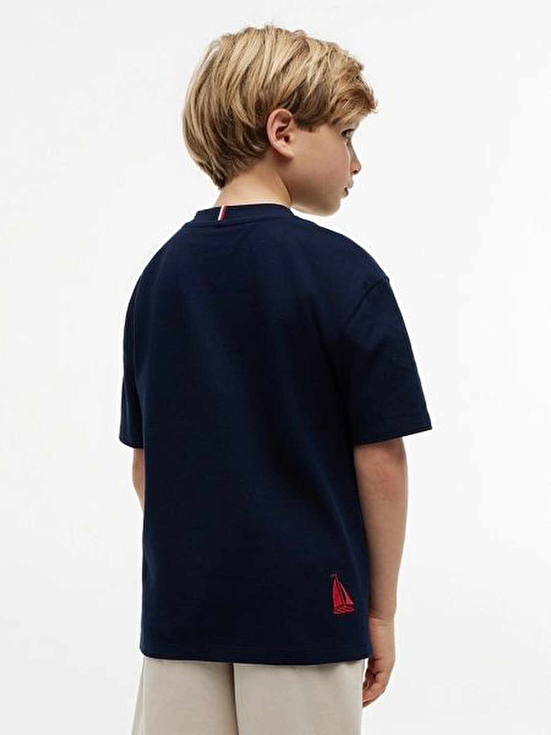 LACİVERT LOGOLU ERKEK ÇOCUK T-SHIRT