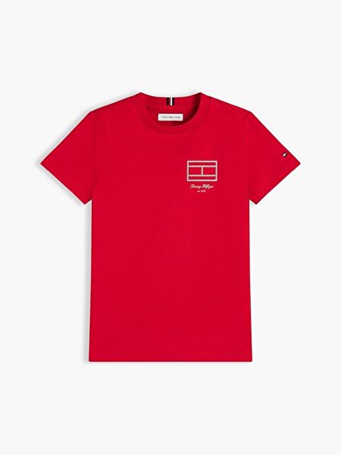 KIRMIZI LOGOLU ERKEK ÇOCUK T-SHIRT