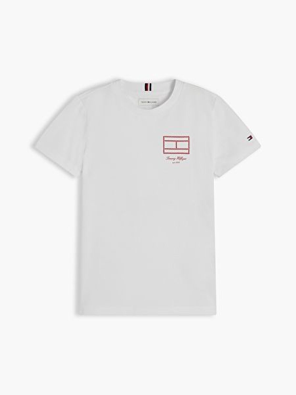 BEYAZ LOGOLU ERKEK ÇOCUK T-SHIRT