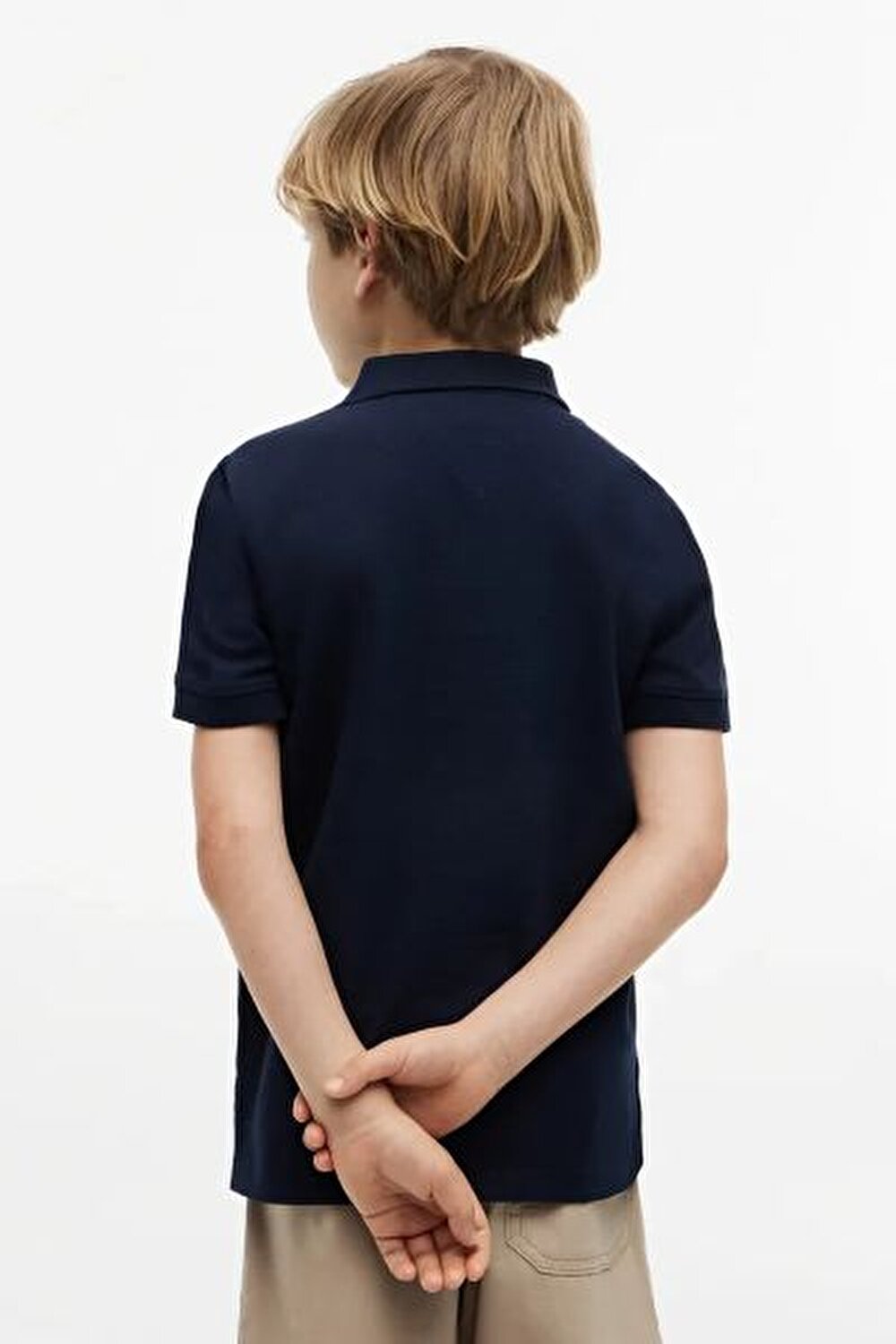 LACİVERT LOGOLU ERKEK ÇOCUK POLO T-SHIRT