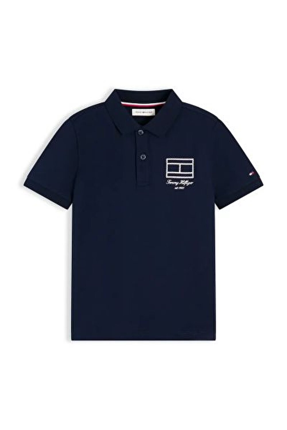 LACİVERT LOGOLU ERKEK ÇOCUK POLO T-SHIRT