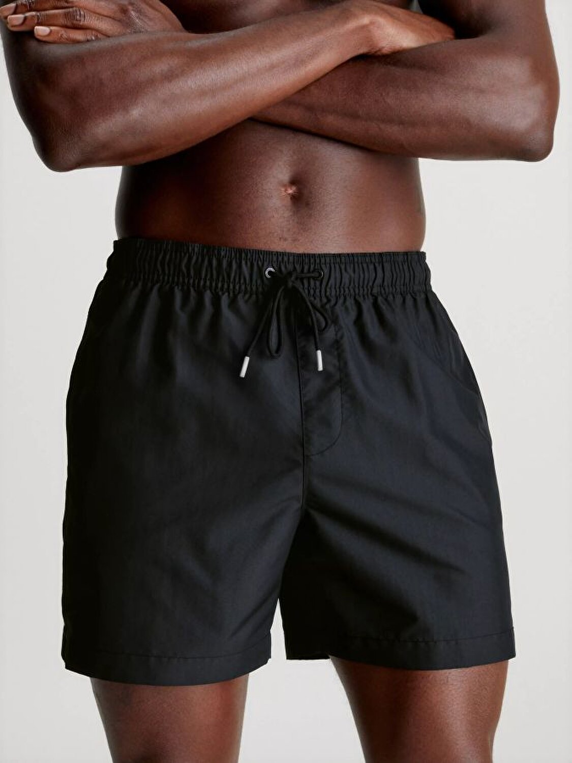 Calvin Klein Erkek Siyah Logo Detaylı Mayo Şort