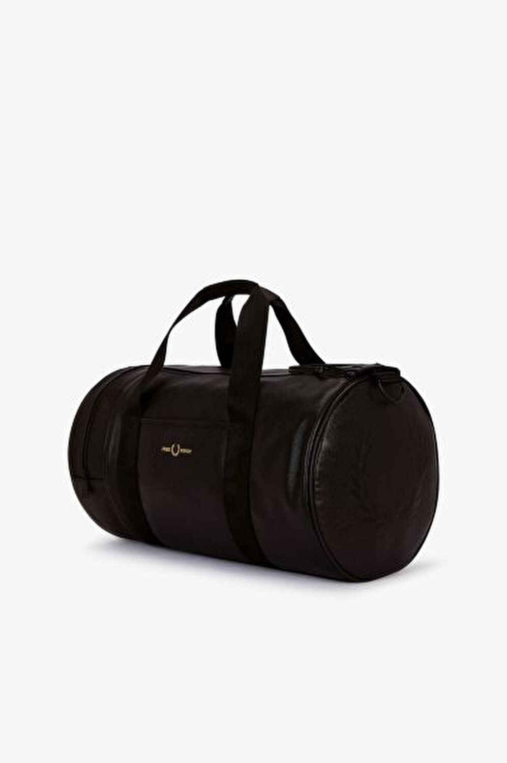 SCOTCHGRAIN LEATHER BARREL BAG