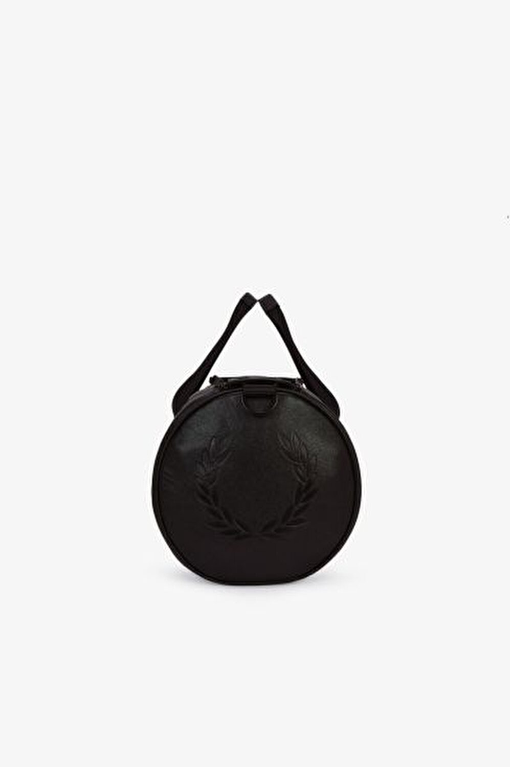 SCOTCHGRAIN LEATHER BARREL BAG