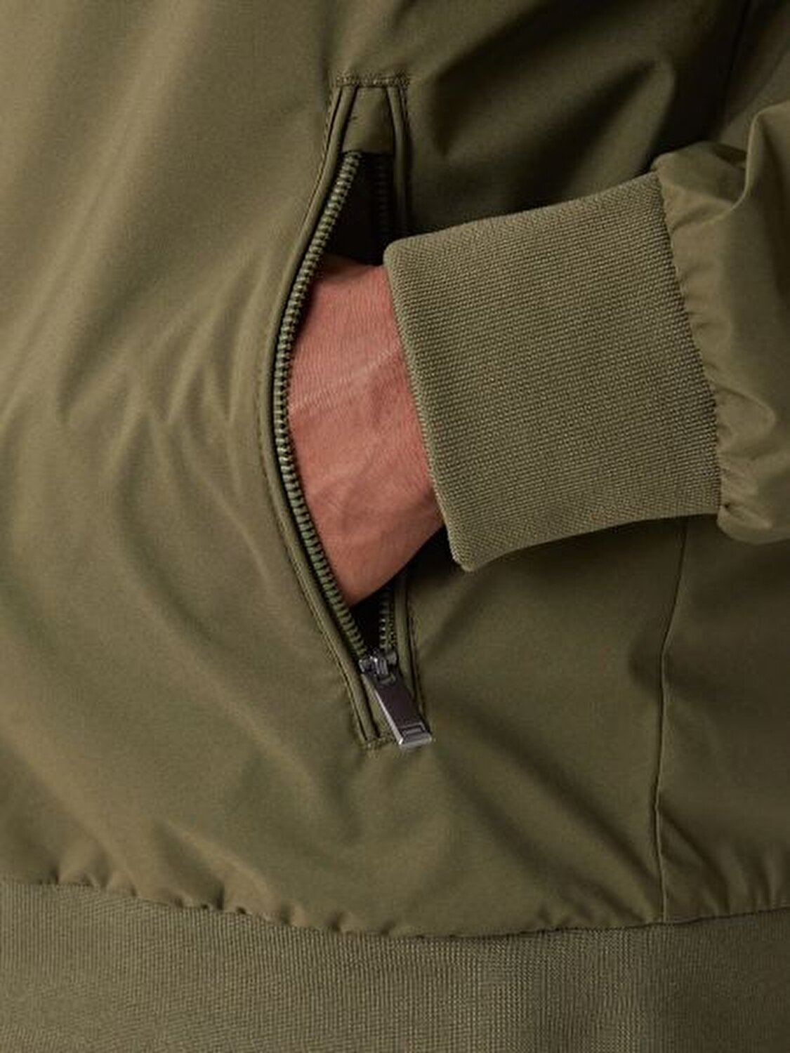 HAKİ ERKEK BOMBER CEKET